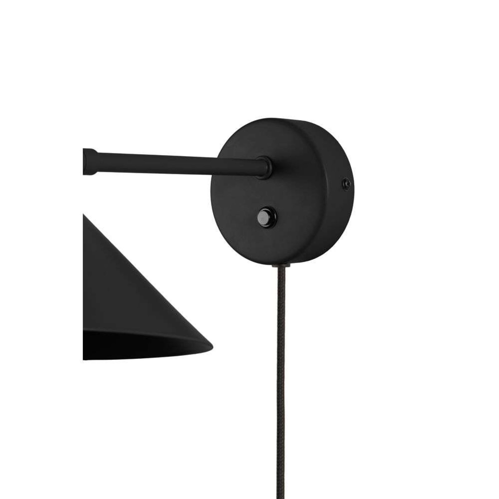 Globen Lighting Wandleuchte Cannes, schwarz, Ø 20 cm Globen Lighting Wandleuchte Cannes, schwarz, Ø 20 cm