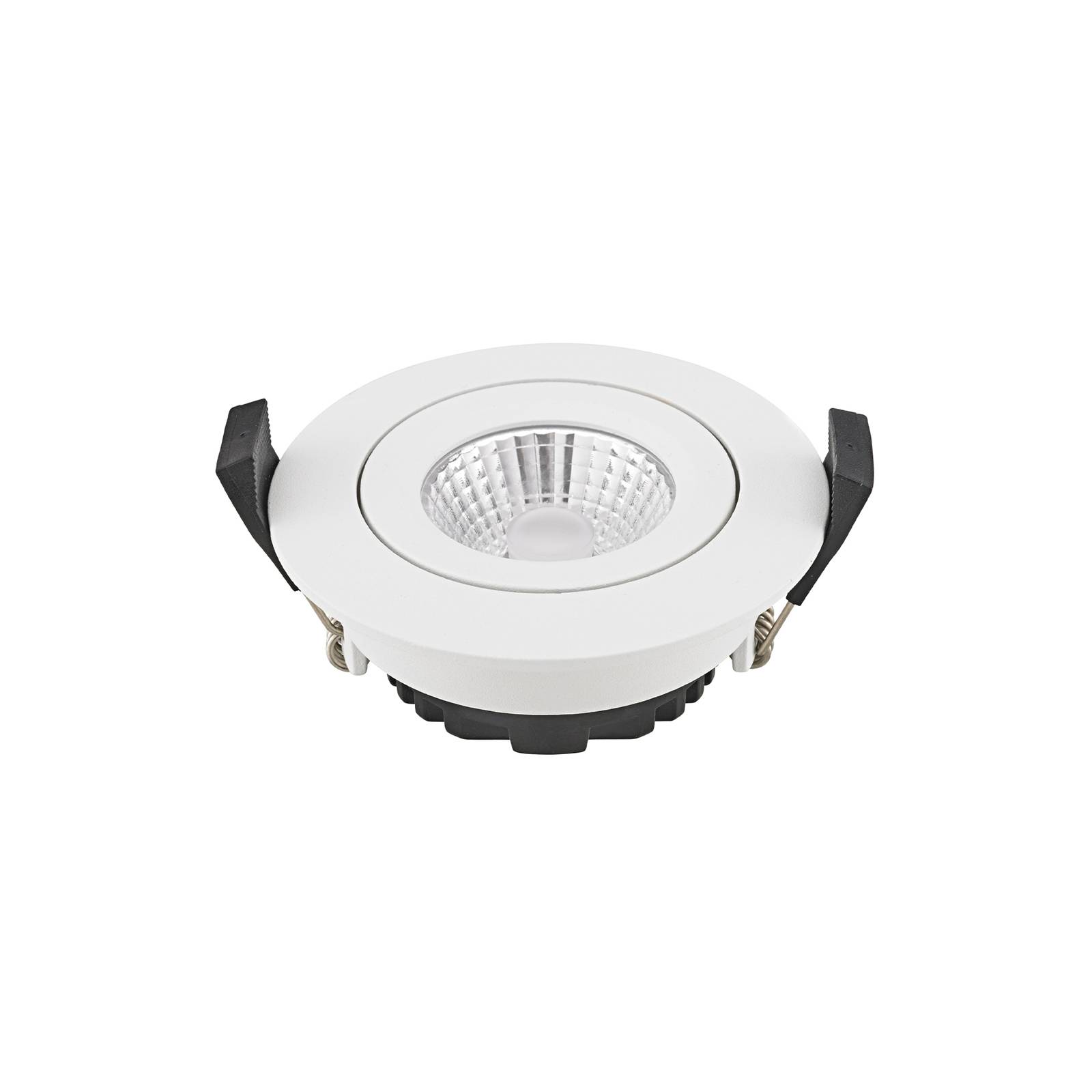 E-shop LED bodový podhľad Diled, Ø 8,5 cm, 6 W, Dim-To-Warm, biely