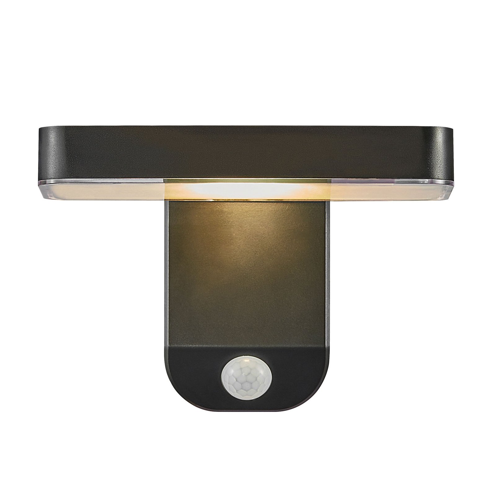 Rica Square LED Solar Aplique de Pared Black - Nordlux