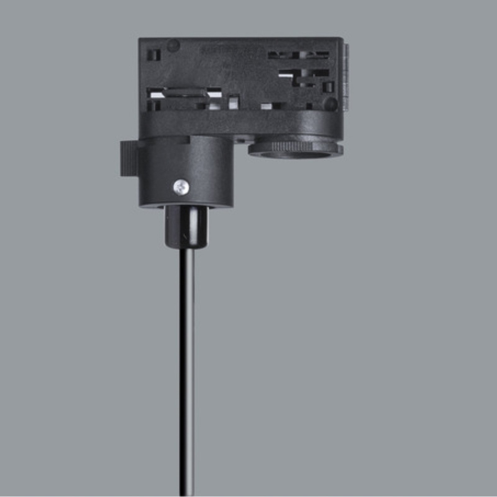 ERCO 3-fázový adaptér pre závesnú lampu, čierna