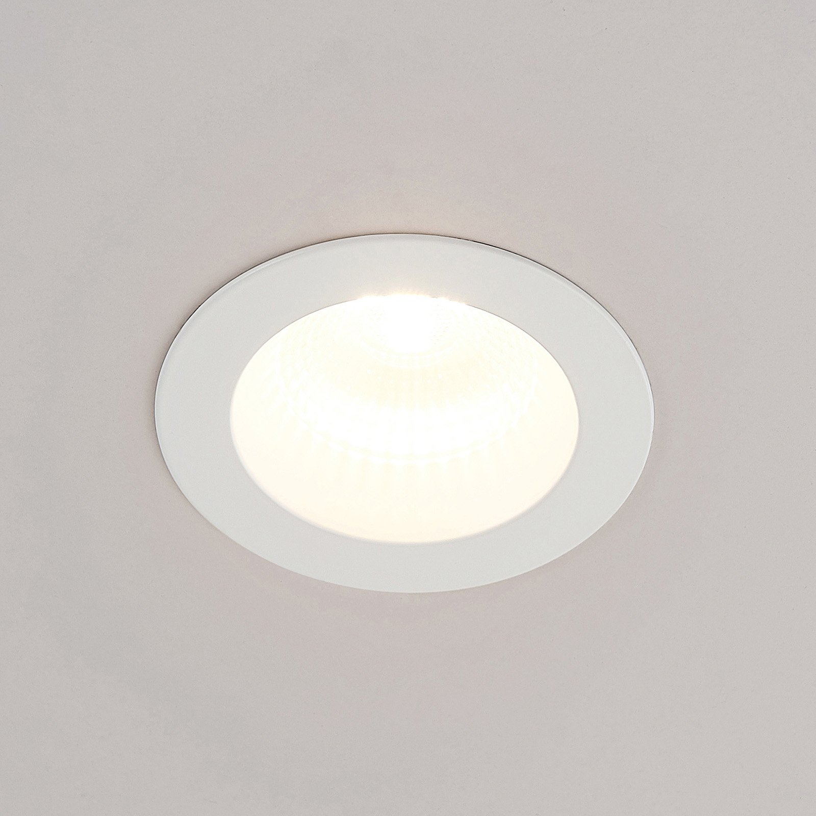 Arcchio Unai LED recessed spotlight 2,700K 10.6 W, for Hallway, aluminium, plastic, 10.6 W, energy efficiency: A+, H: 6.4 cm