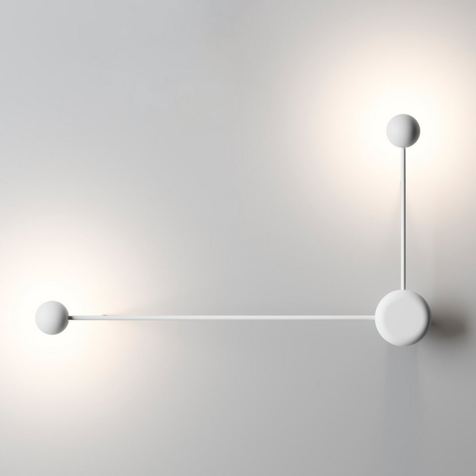 Vibia Pin LED-vägglampa, vit från Vibia