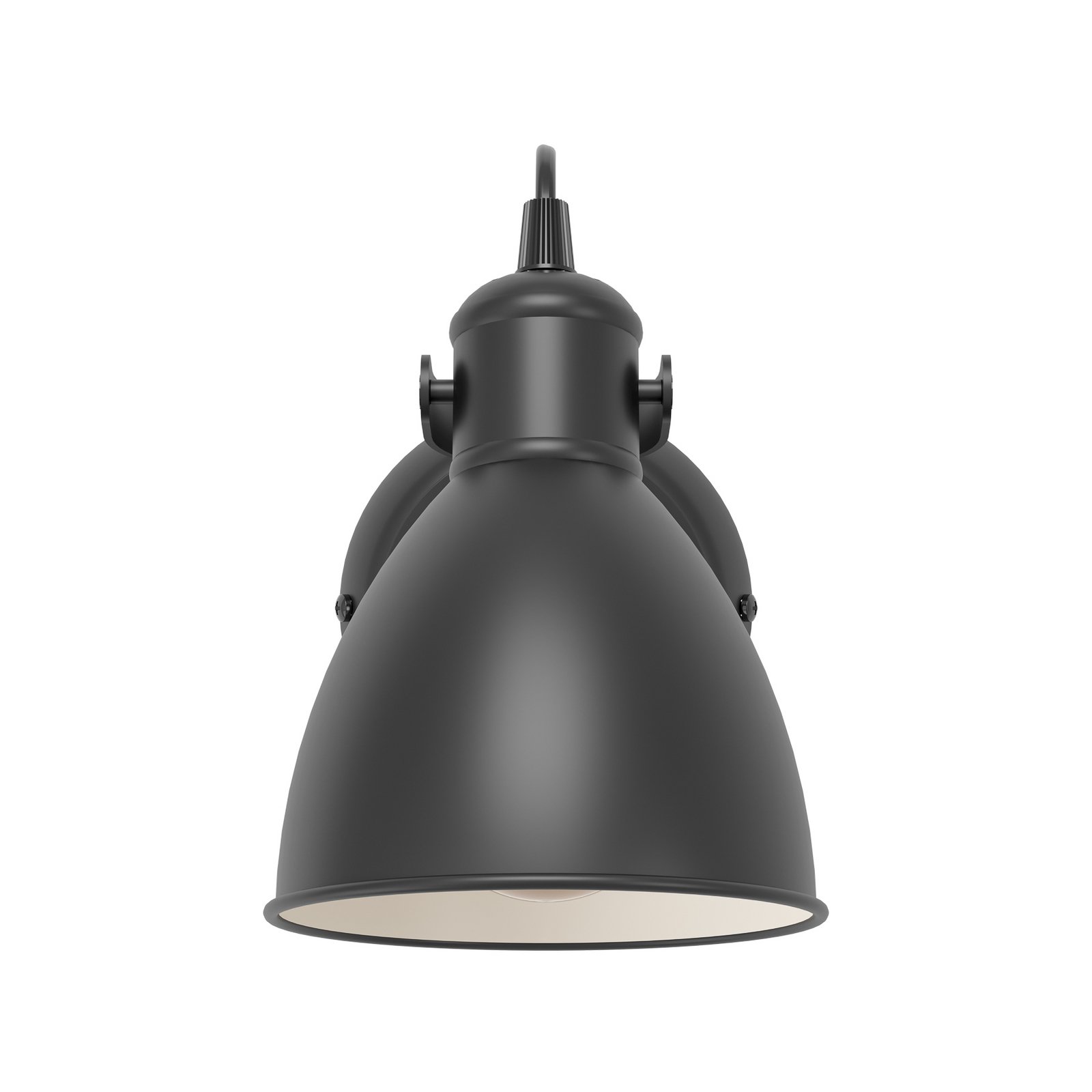 Priddy vintage fali lámpa, fekete