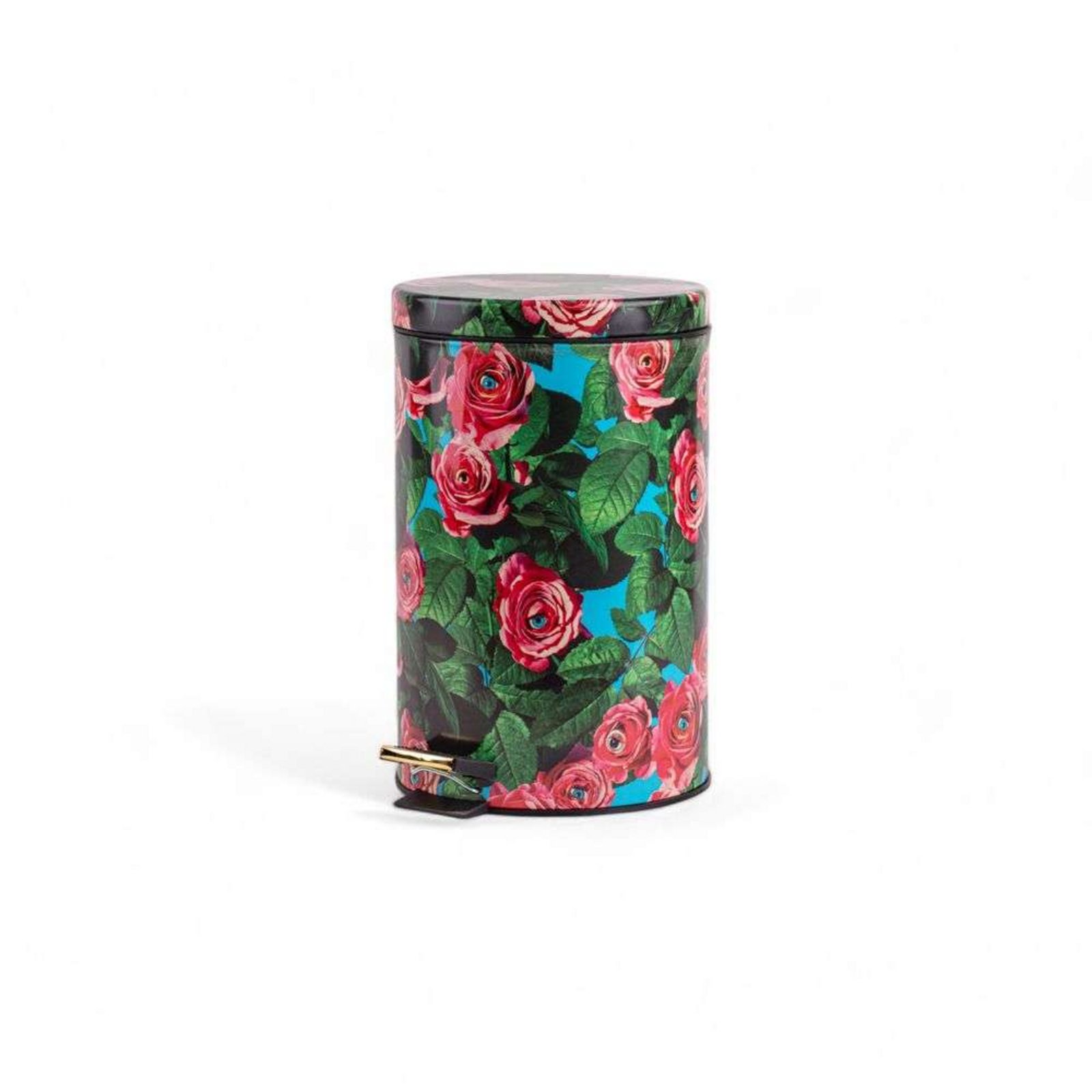 Roses Toiletpaper Home Dustbin Ø25xH39,5 Multicolor - Seletti