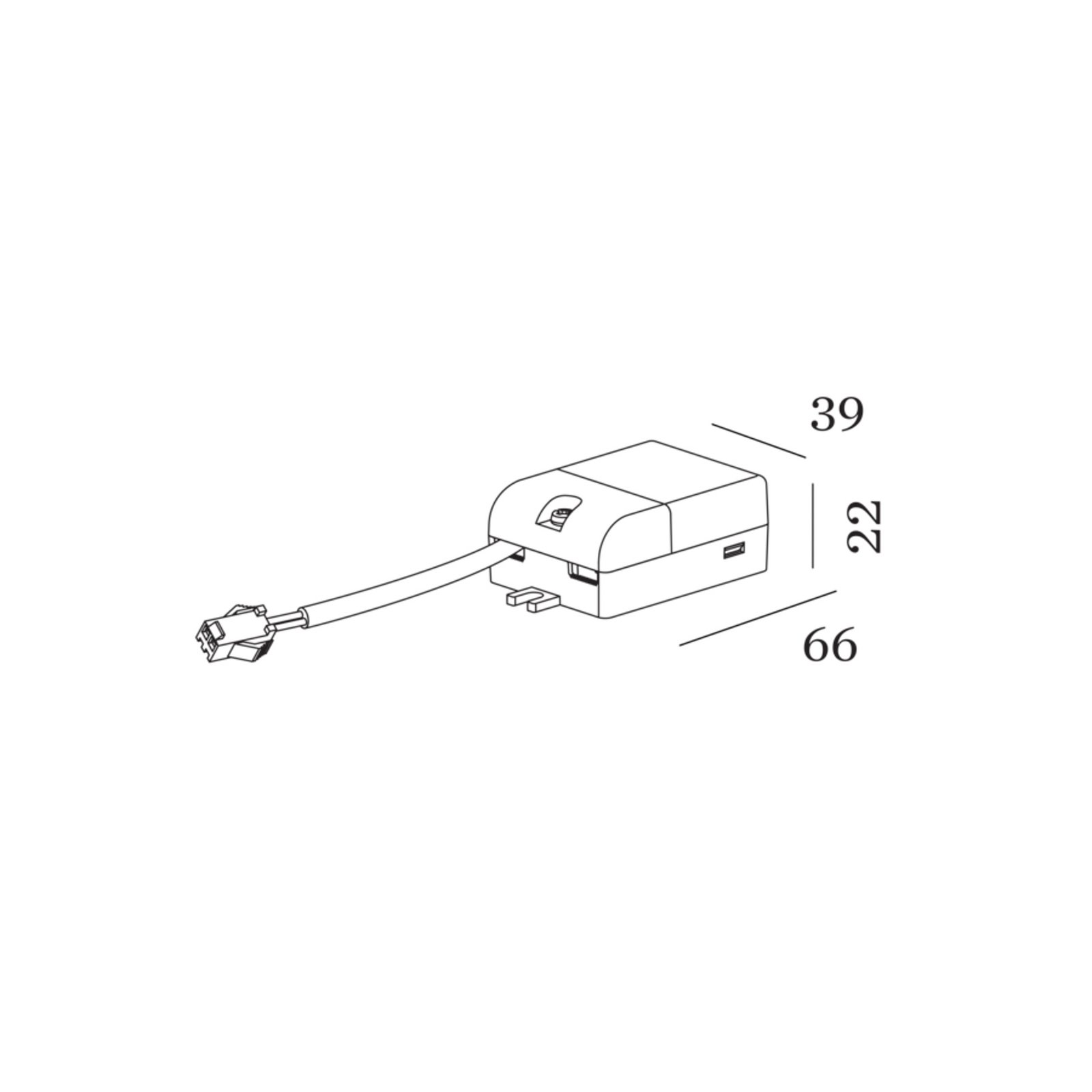 WEVER & DUCRÉ driver LED 350 mA 6 W, 8,6 - 18 V à intensité variable