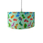 Hanglamp Dinos met stoffen kap