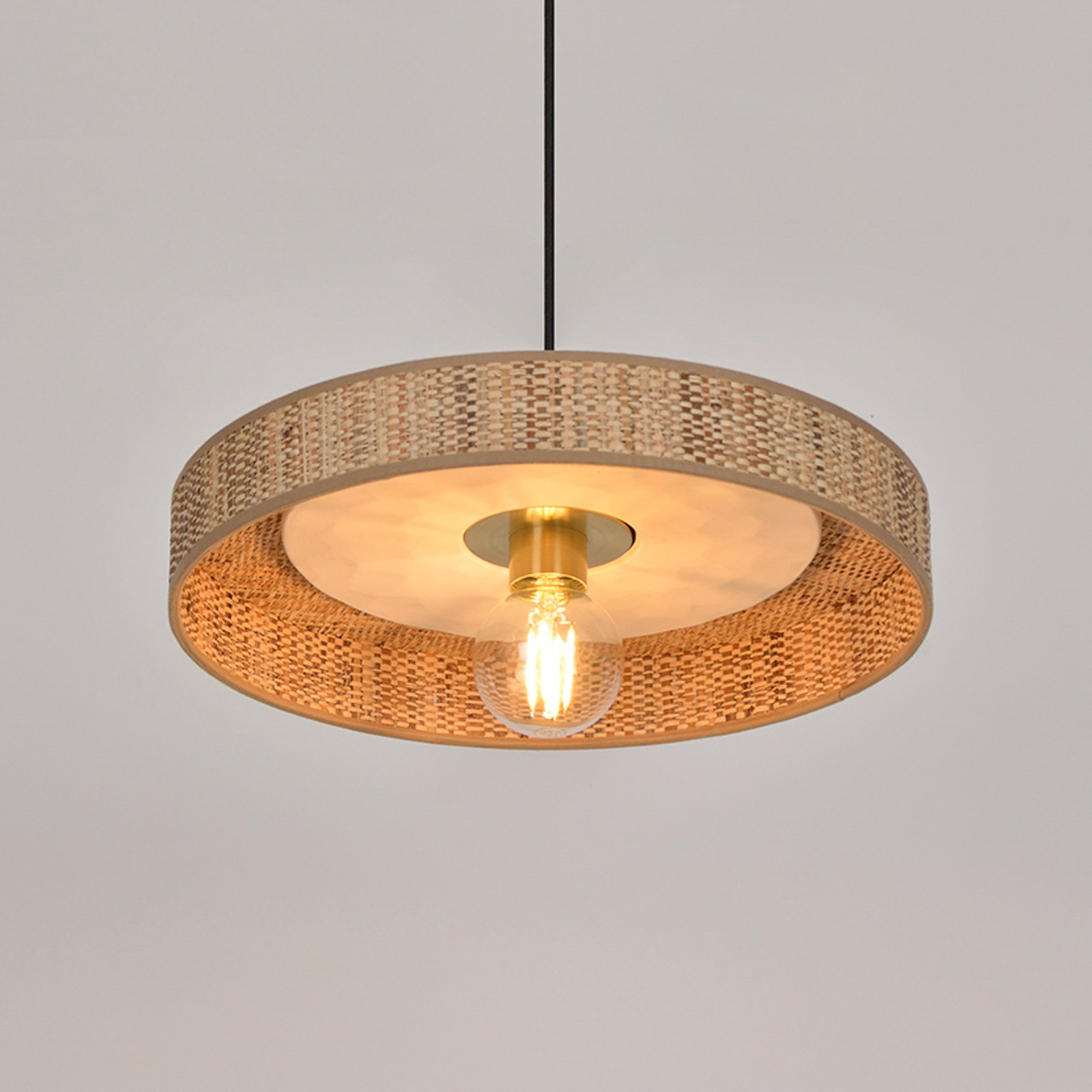 Portinatx Hängeleuchte Ø 40 cm weiß - MARKET SET Portinatx Hängeleuchte Ø 40 cm weiß - MARKET SET