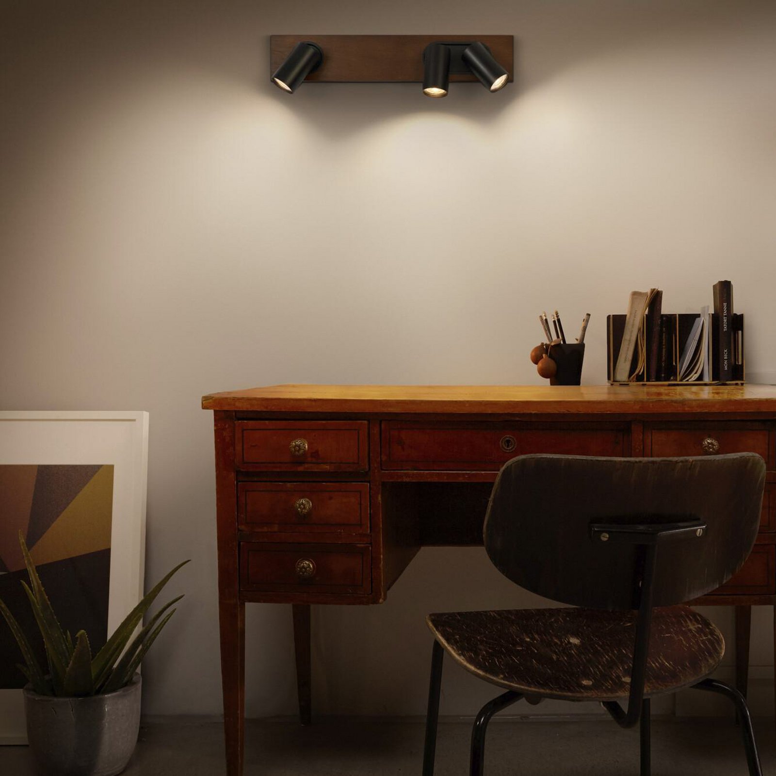 OSRAM Deckenstrahler MERCURY schwarz 3-Spot GU10-LED 927 dim