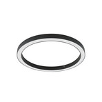 Plafoniera LED Neor, CCT, nera, Ø 60 cm, dimmerabile - Lucande