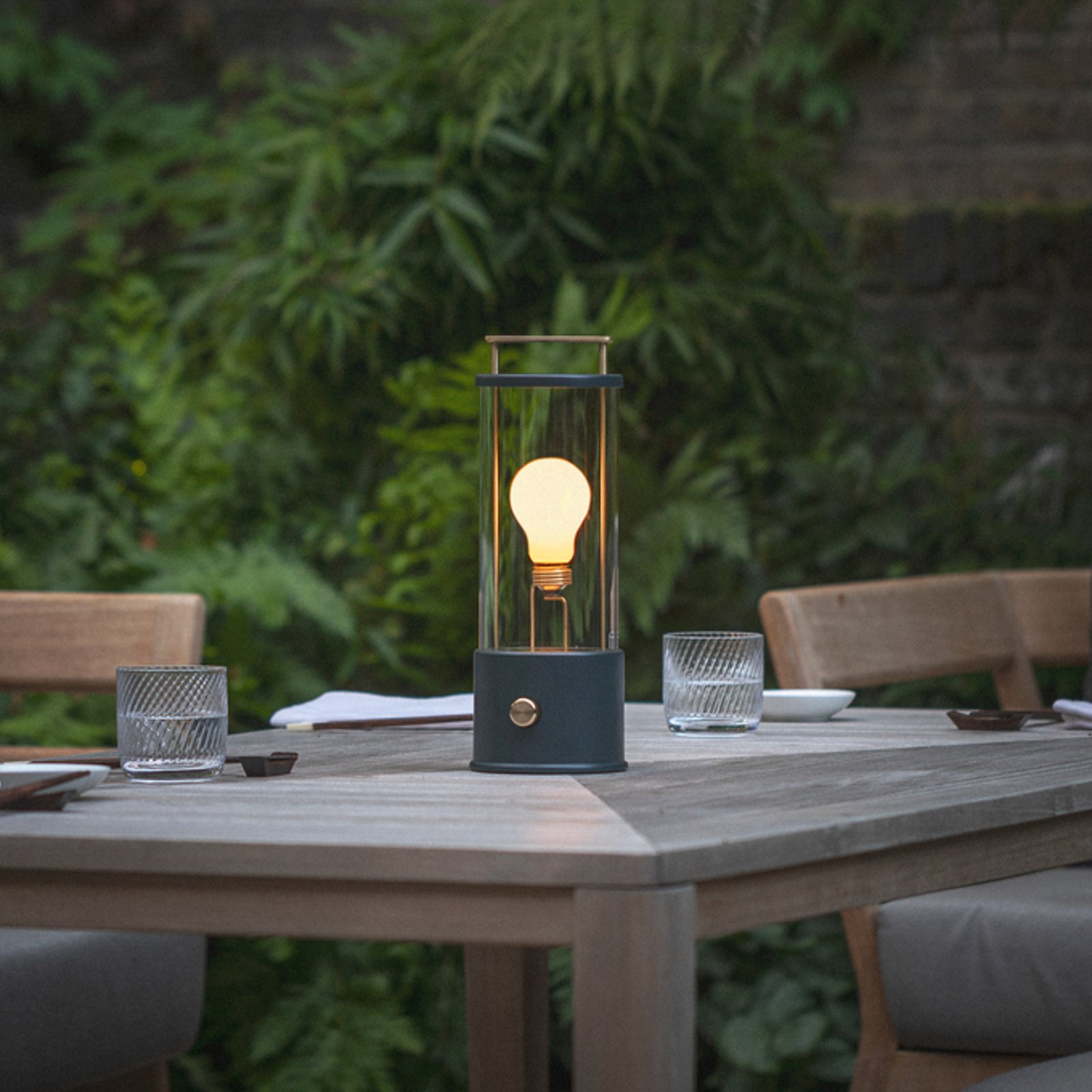 Tala bordslampa Muse Bärbart uppladdningsbart batteri, LED-lampa E27, svart