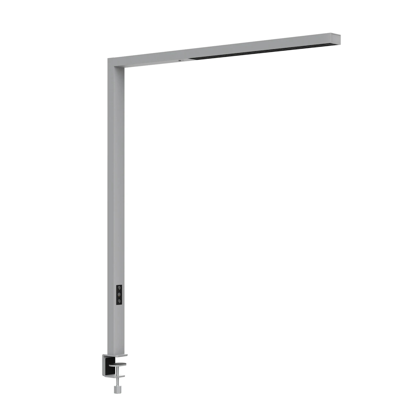 LED sensora galda lampa MAULsirius, sudraba krāsā, aptumšota, CCT, kronšteina