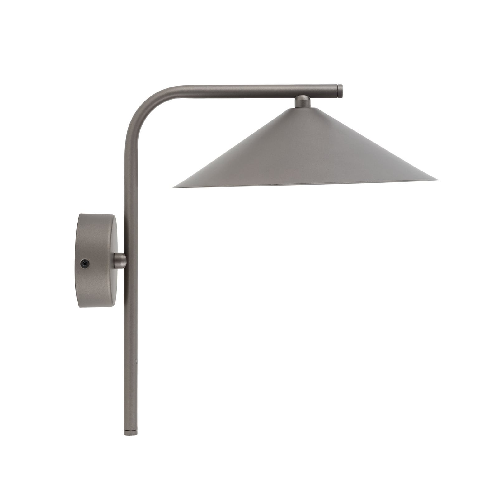 Zidna svjetiljka Lume, smeđa, metalna, visina 30,5 cm