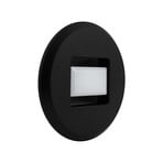 MEGAMAN Luci LED da incasso Tina, nera, Ø 9 cm, orientabile