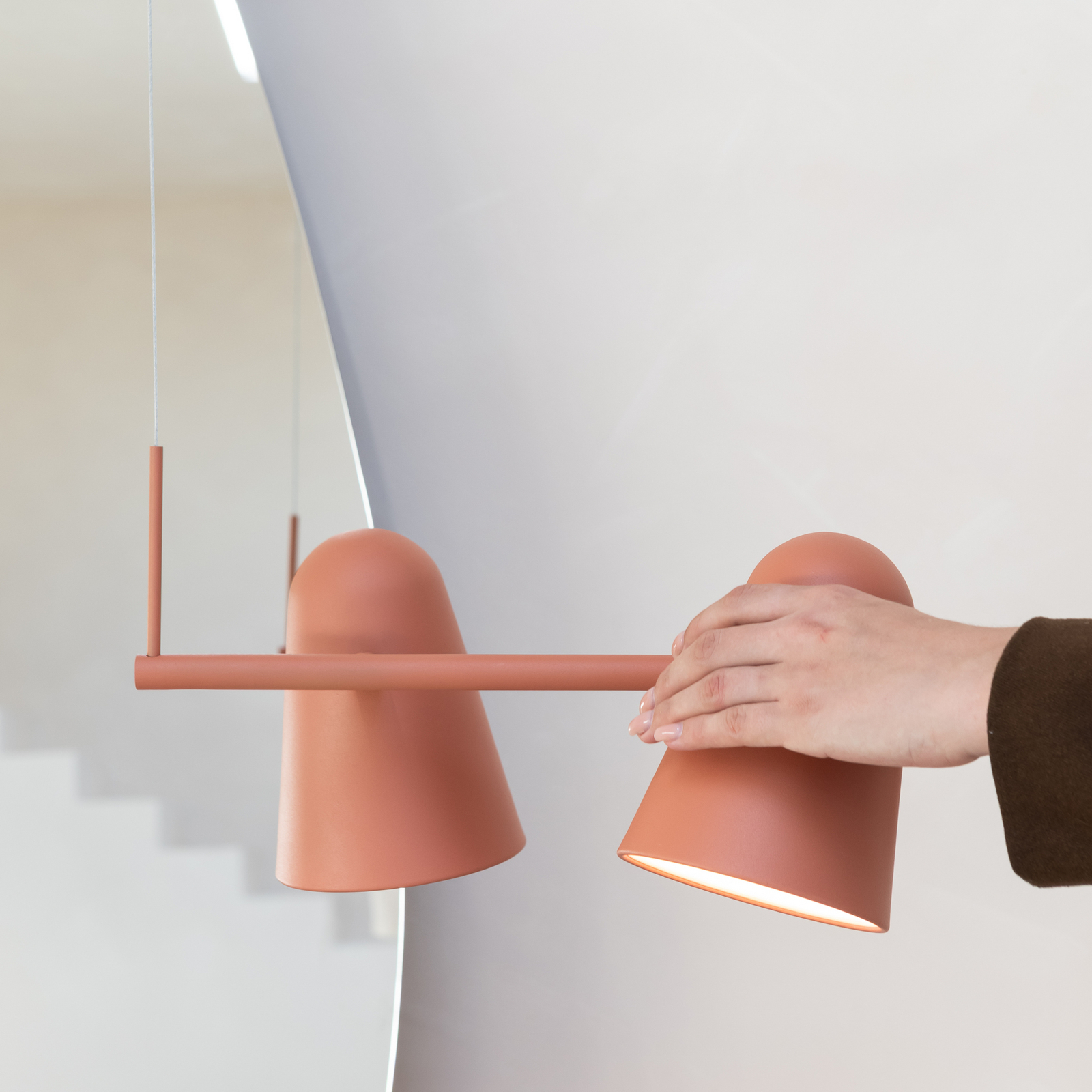 IT'S ABOUT ROMI hanglamp Salamanca, terra, lengte 80 cm