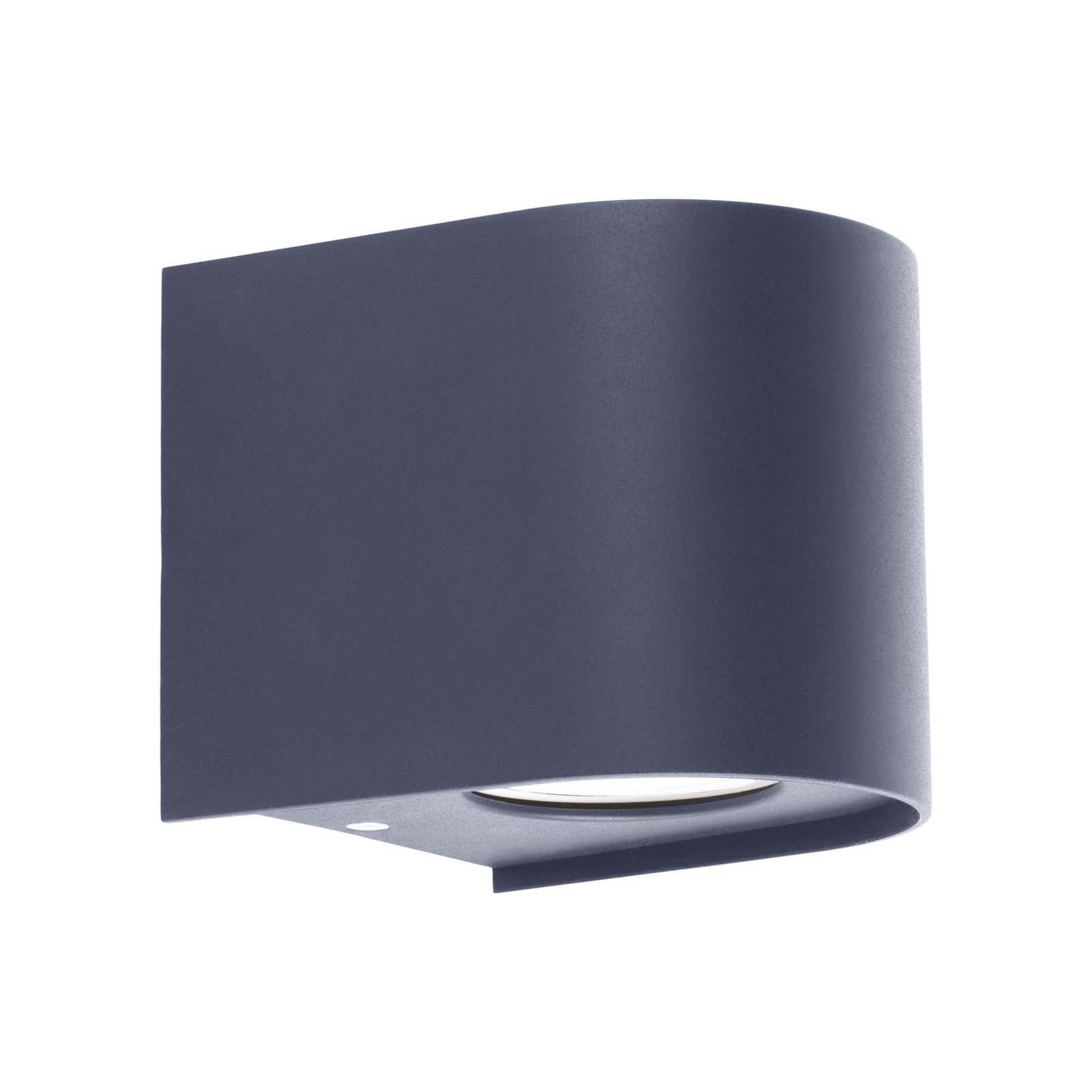 LED-Außenwandlampe ALECTO, schwarz, Höhe 10 cm, IP54 up/down