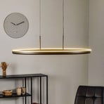 Lucande Virvera Lampă suspendată LED, rotundă, negru, metal