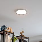 Solvie Candeeiro de teto LED, branco, redondo, Ø 30 cm