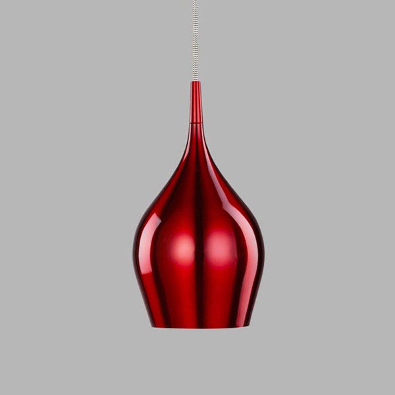 Függő lámpa Vibrant Ø 12 cm piros