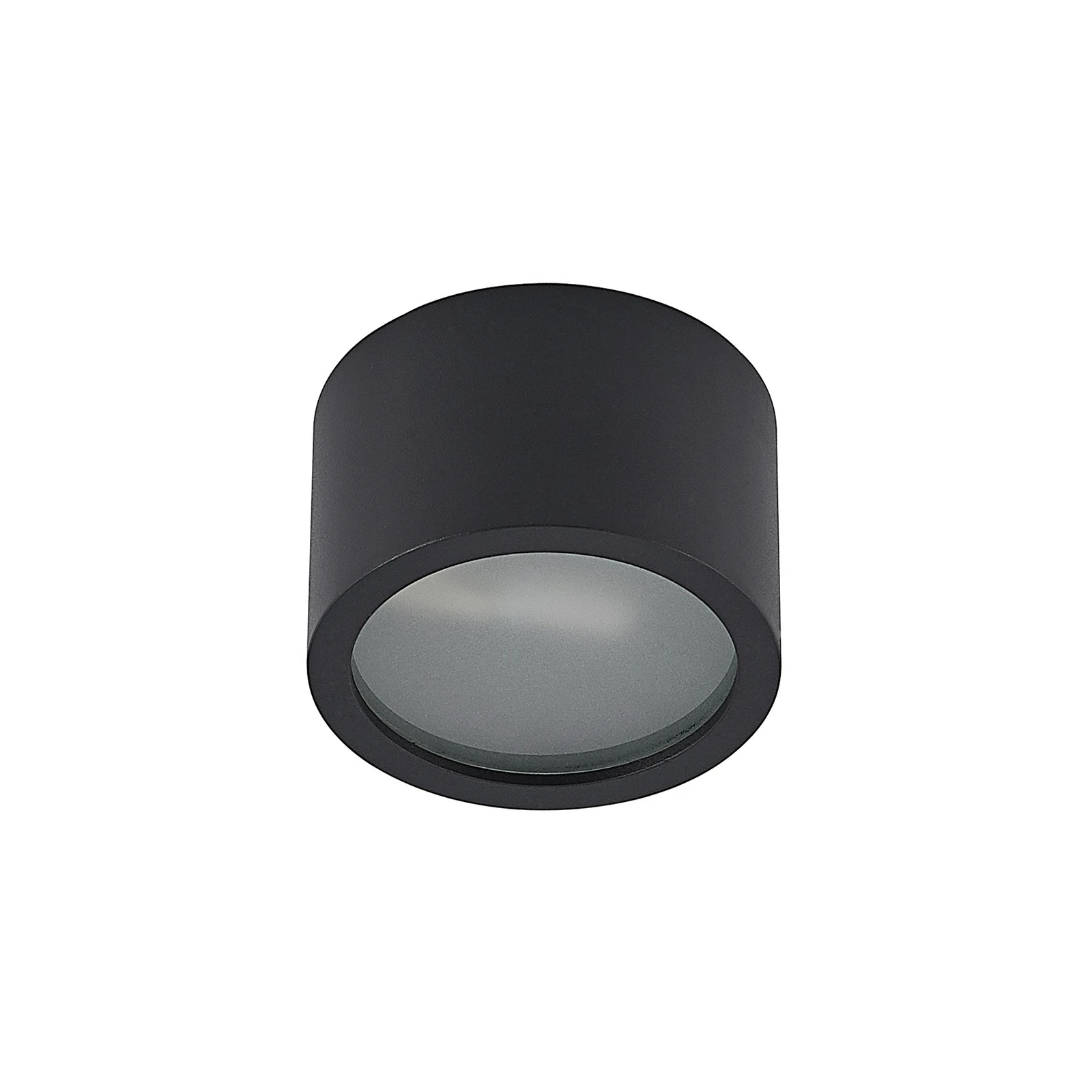 Arcchio downlight Nieva, G9, negru, rotund, Ø 10cm, metal