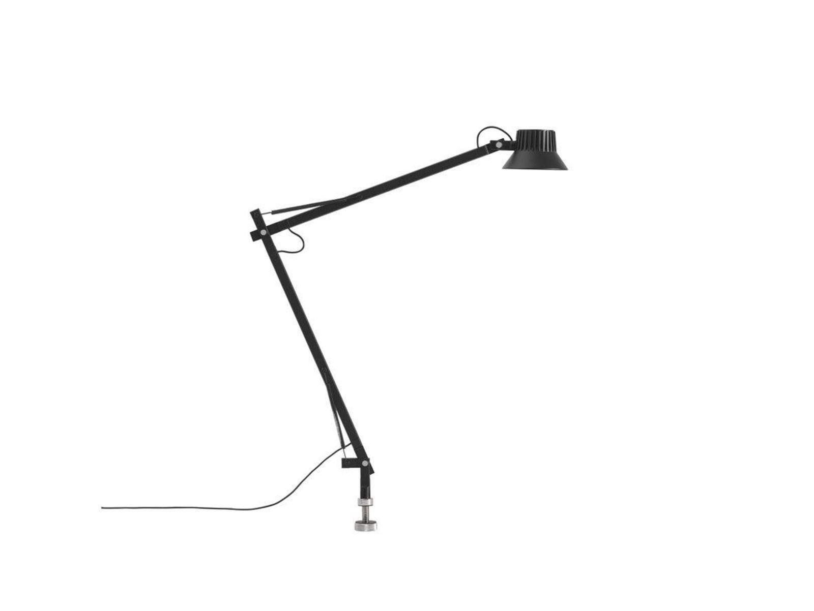 Dedicate Bordlampe w/Pin L2 Black Muuto - Kontor / arbejdsværelse - Aluminium
