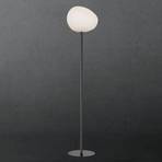 Foscarini Gregg media floor lamp, 151 cm, graphite