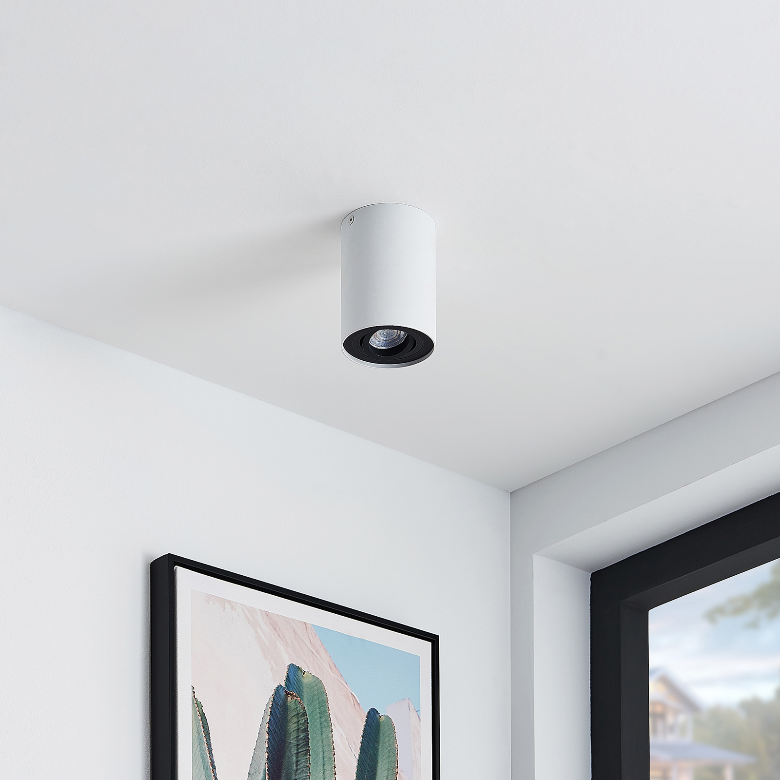 Jolina Round Stropné Lampa Black/White - Arcchio