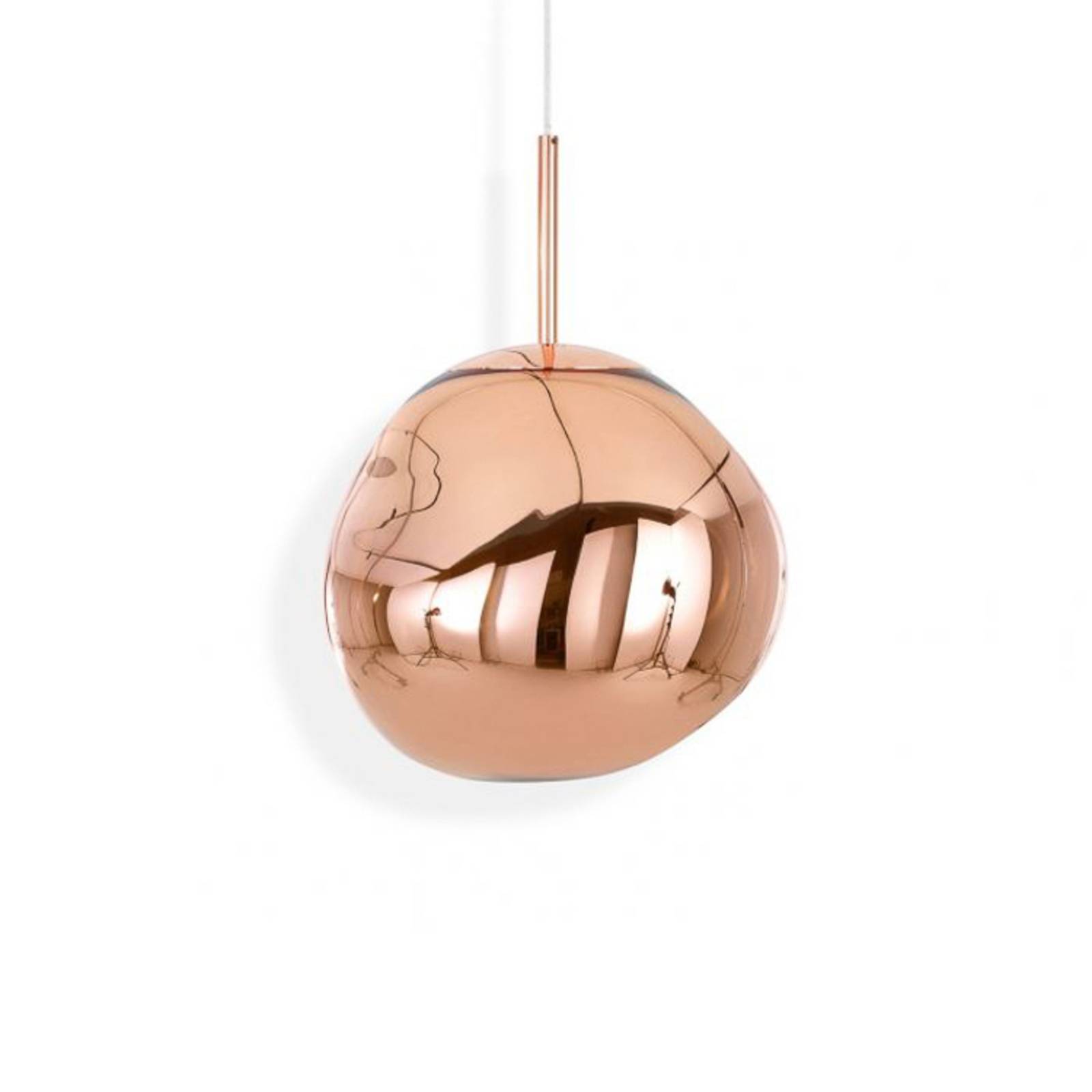 Lampa wisząca LED Tom Dixon Melt Mini, Ø 28 cm, miedź