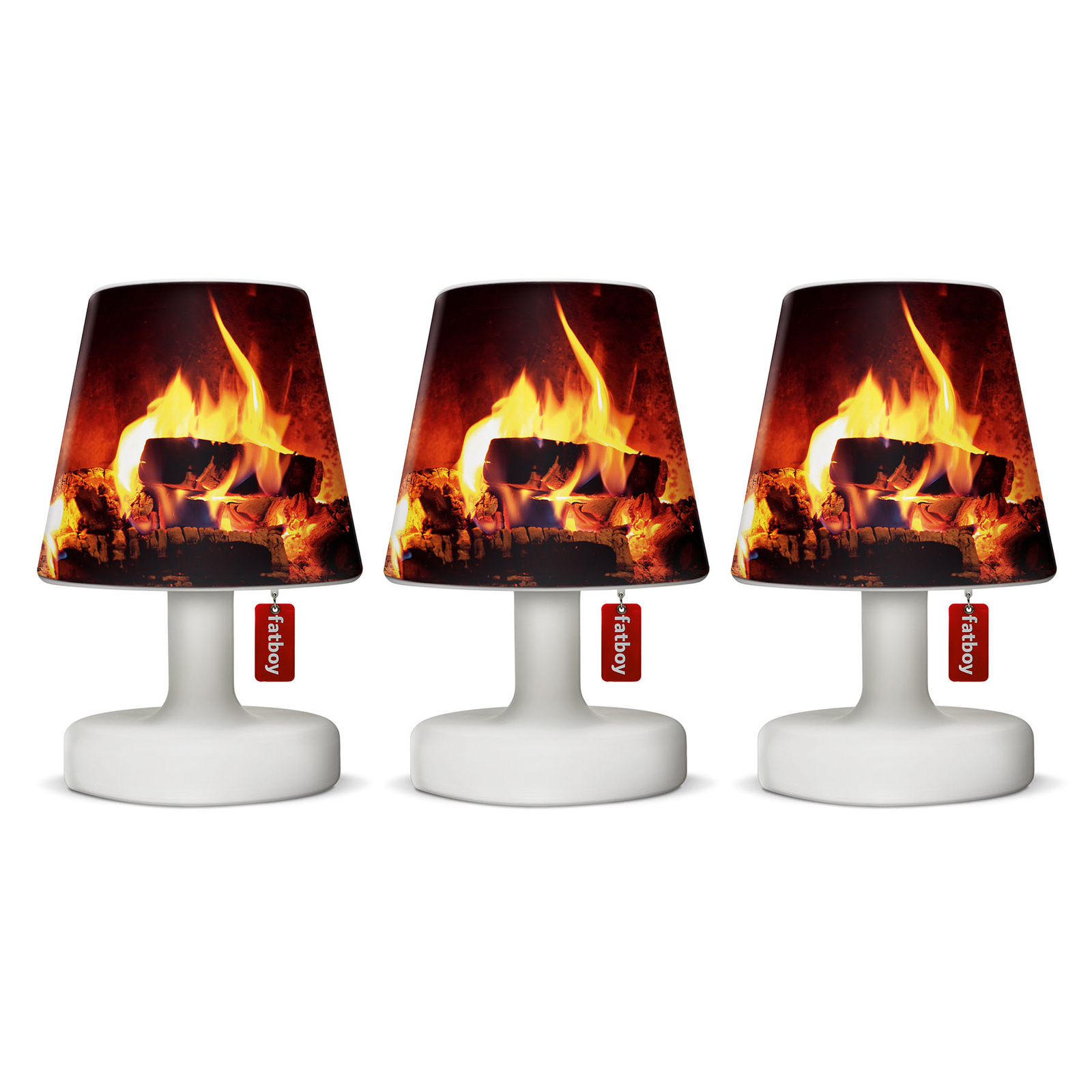 Fatboy Mini Cappie shade set of 3, fireplace