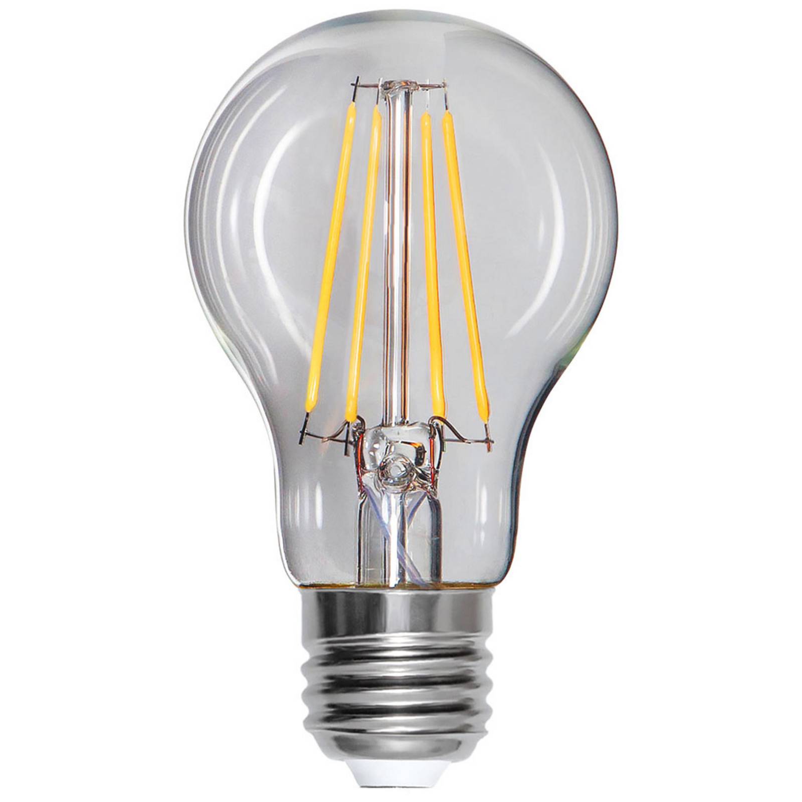 LED-Leuchtmittel E27 A60 7 W, 810 lm, klar, 2.700 K Filament günstig online kaufen