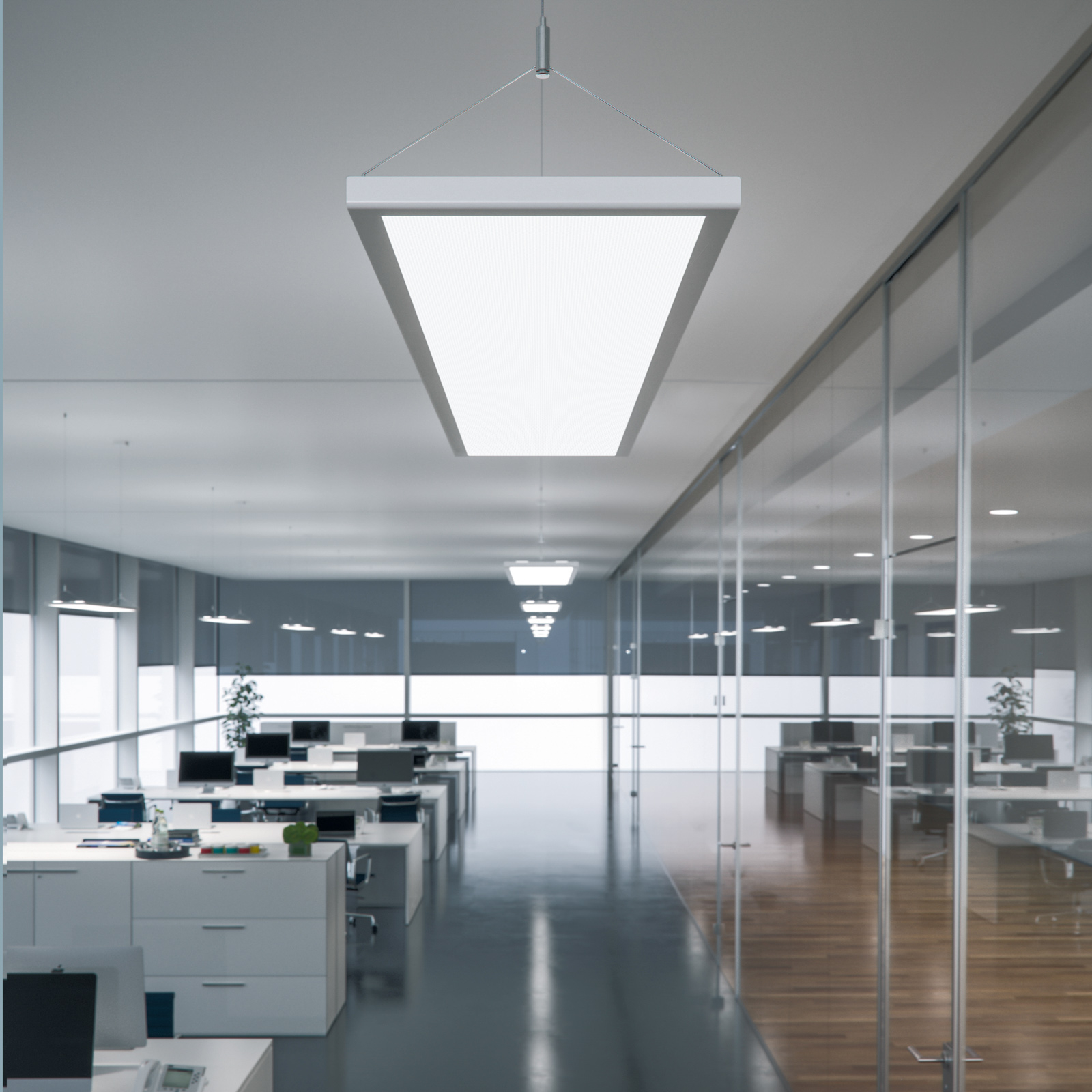 LED-Hängeleuchte IDOO für Büros 49W