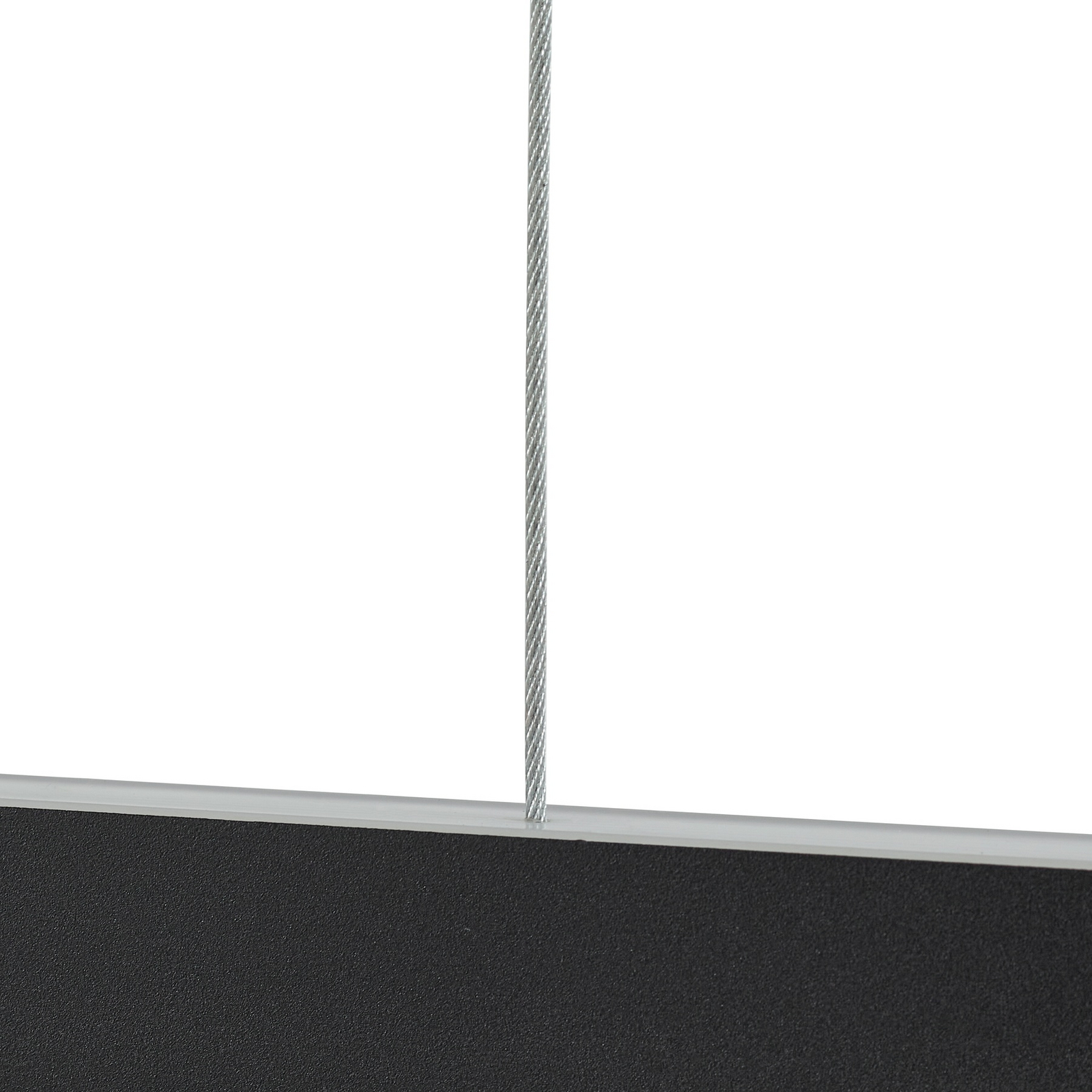Candeeiro suspenso LED Lucande Smart Mylosh, preto, CCT, Tuya