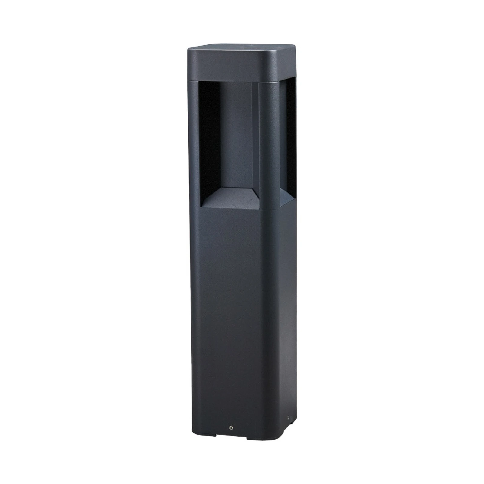 Lucande Candeeiro pilar LED Annika, antracite, metal, 50 cm