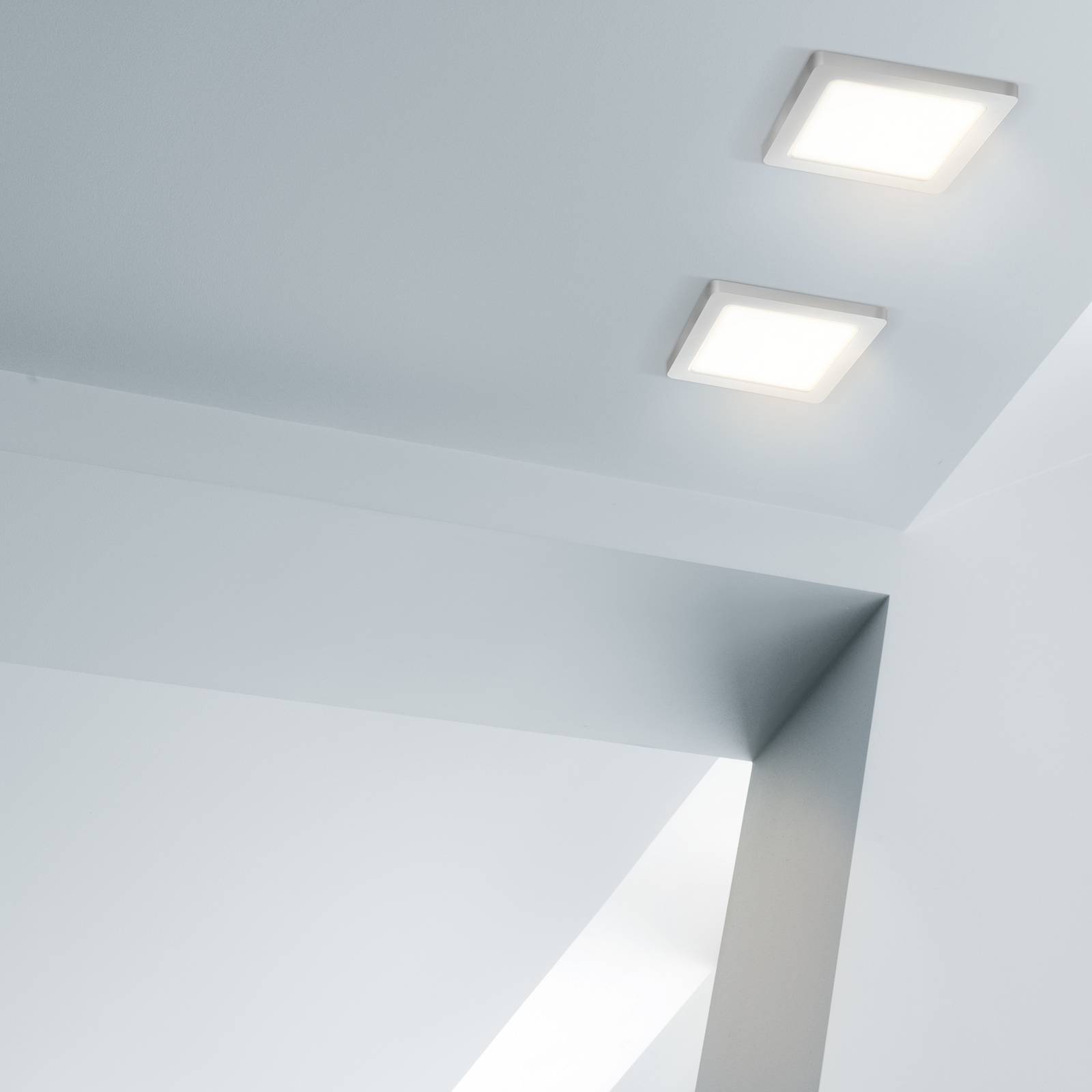 LED panel Selesto, štvorcové, stmievateľné, biela