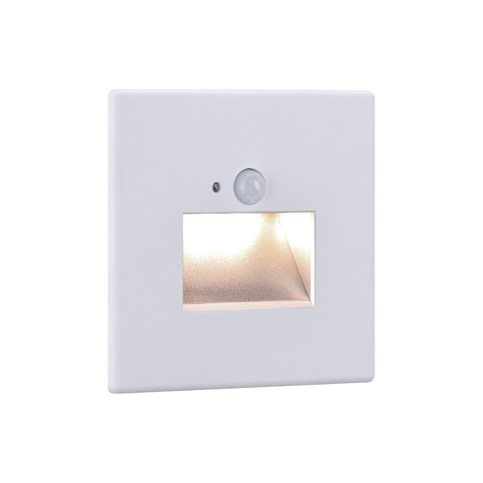 Paulmann LED senzorová nástěnná svítidla Edge Quadro, bílá 8x8 cm