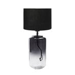 PR Home Gunnie mesa base vidrio negro/transparente