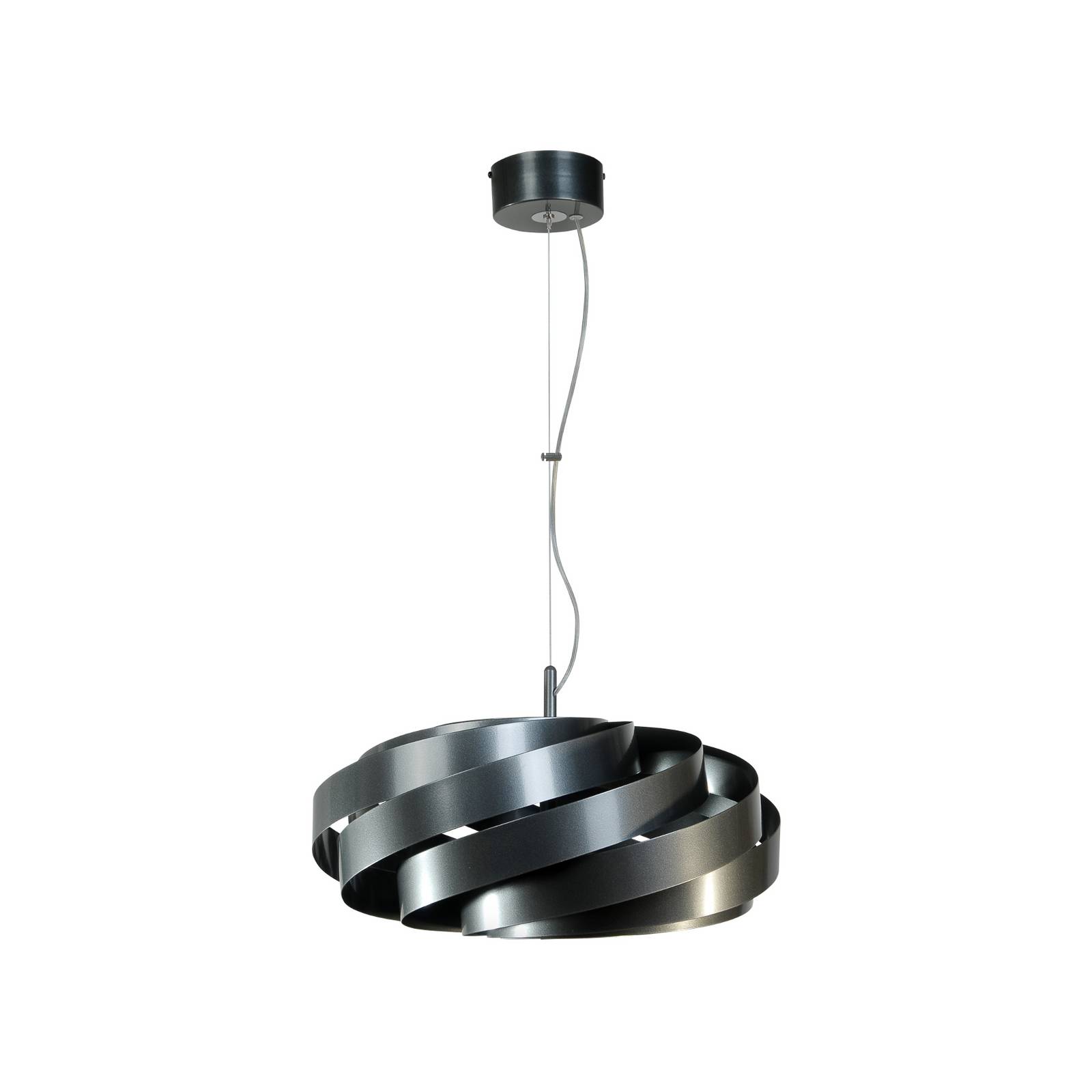 Hängeleuchte Vento, anthrazit, Ø 50 cm
