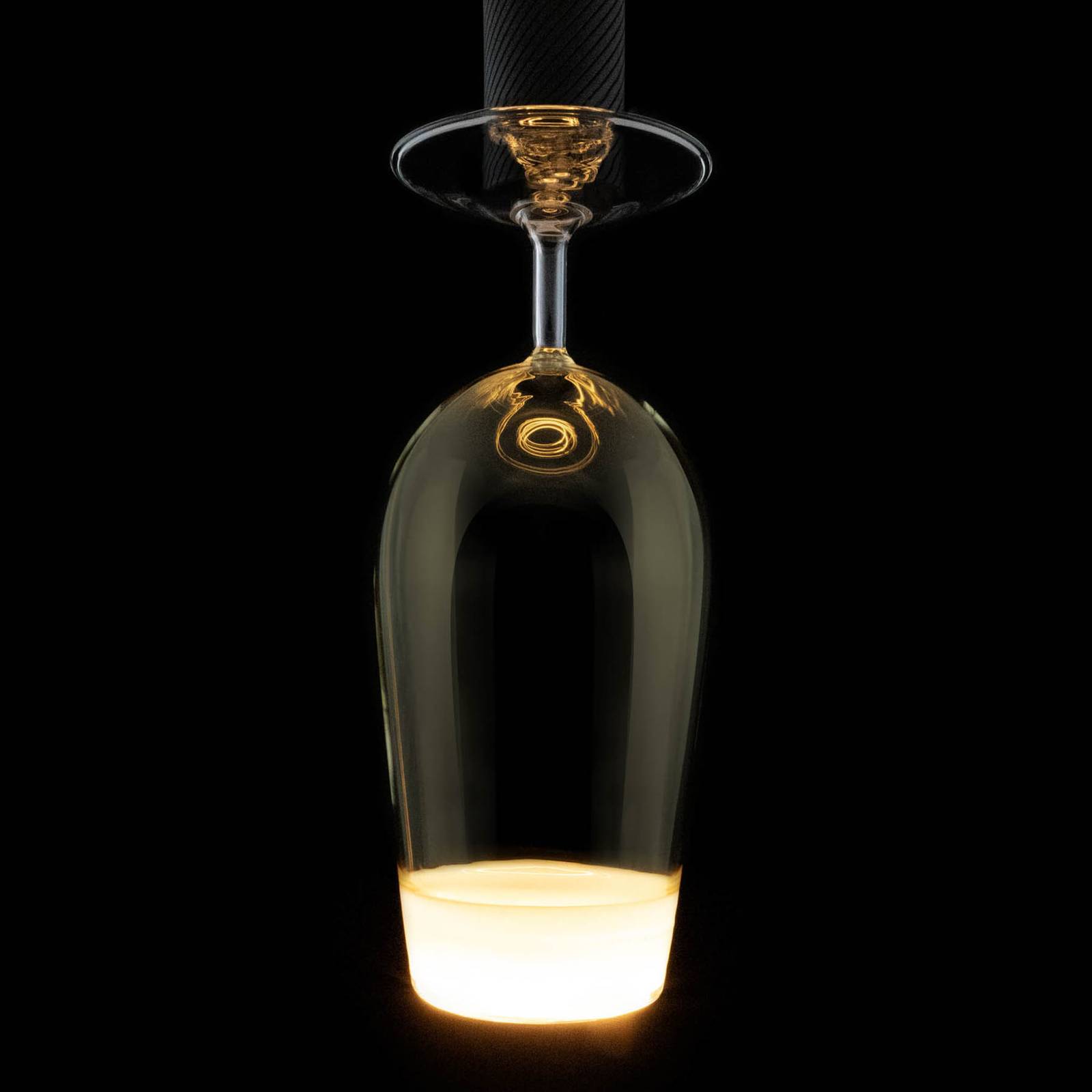 SEGULA Ampoule LED Floating Beer foam E27 5 W 922 à intensité variable