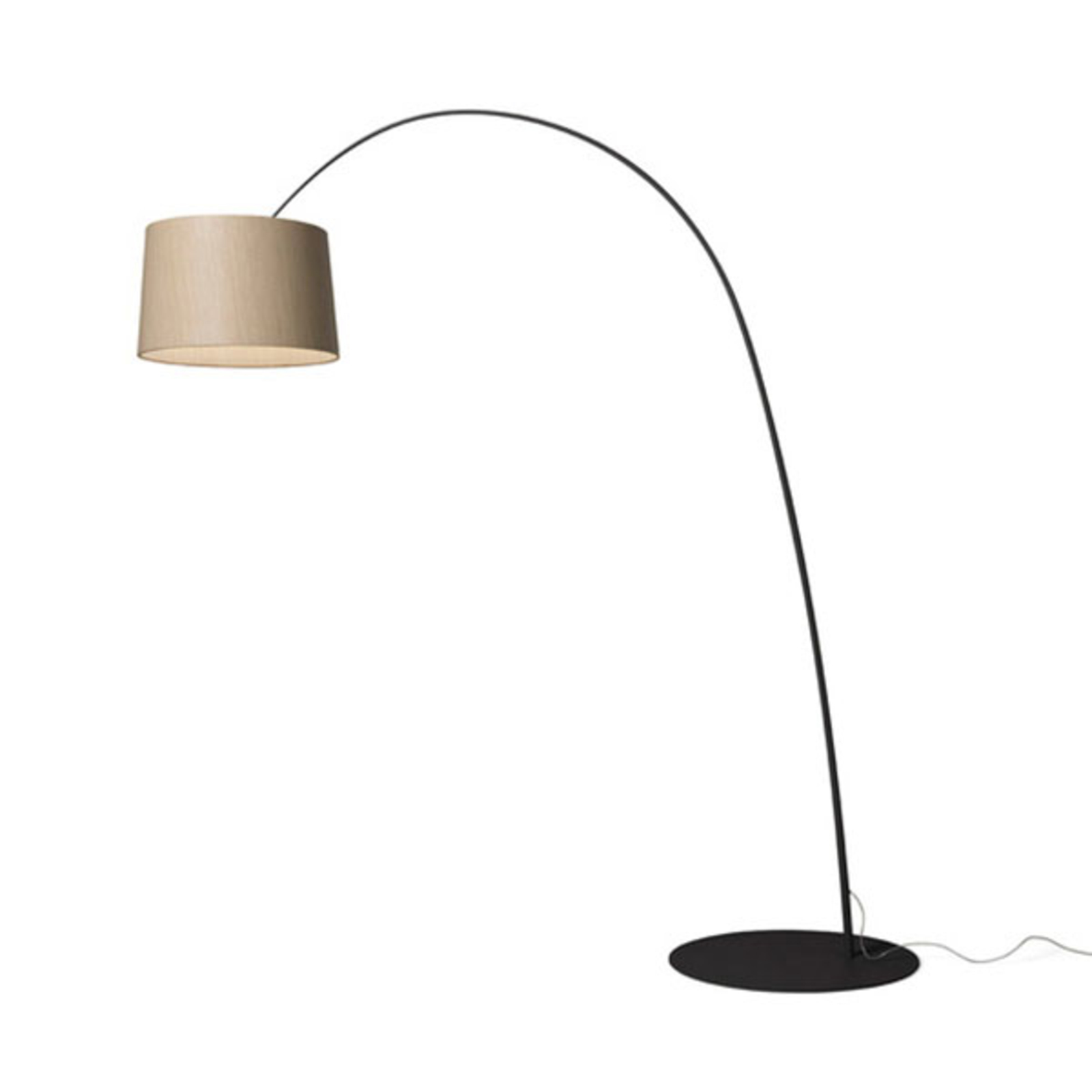 Foscarini Twiggy Wood stojaca LED lampa, čierna