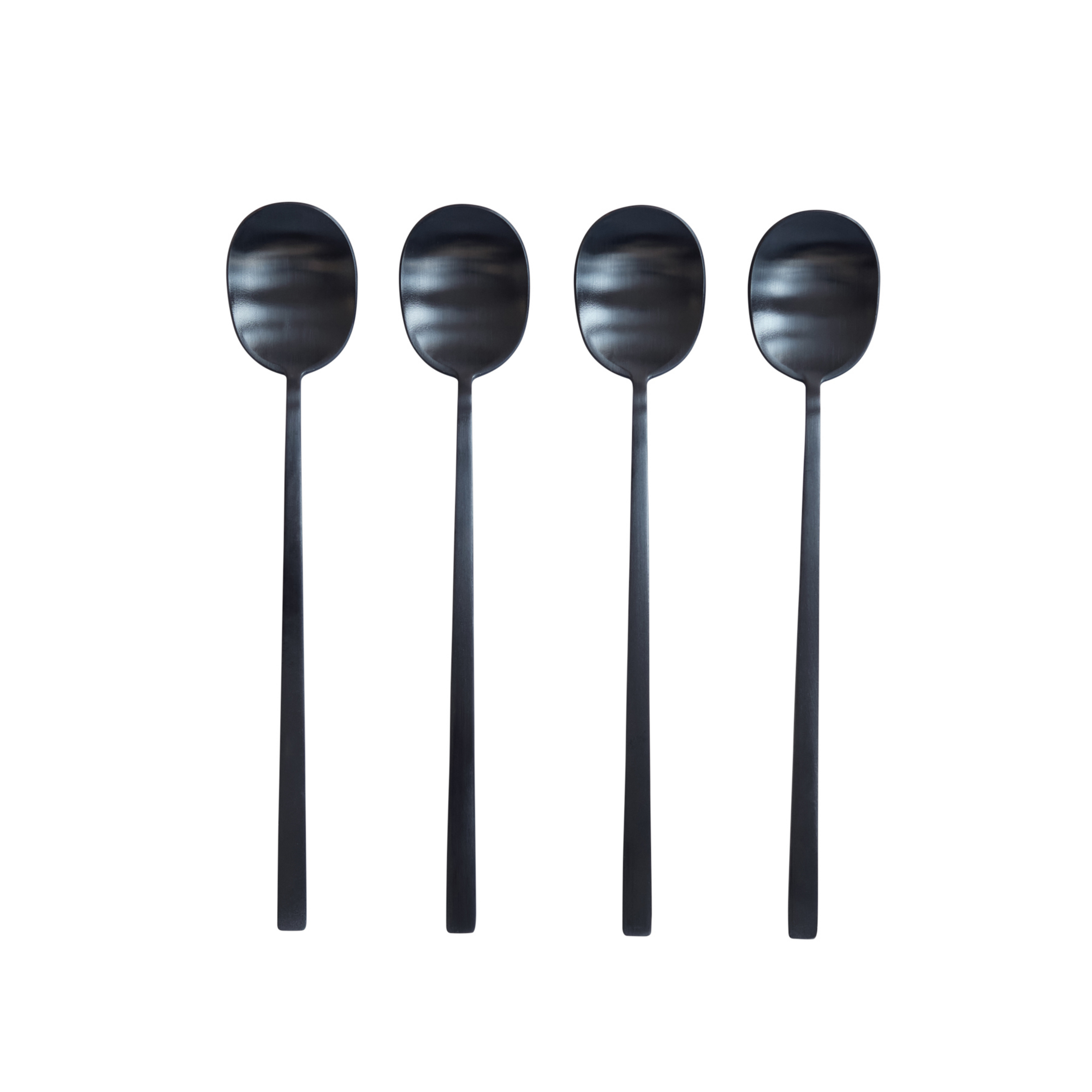 Cucchiai Kogei, set da 4, nero, altezza 20 cm - 101 Copenhagen