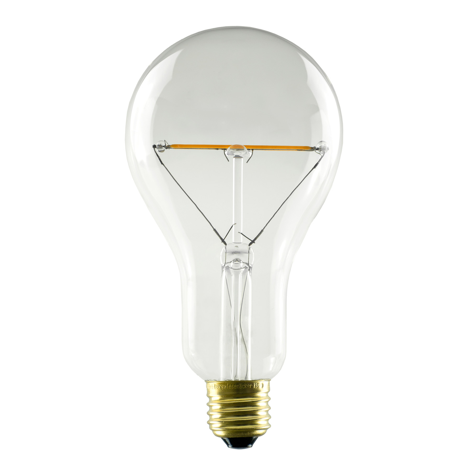SEGULA LED bulb E27 A90 3W 2,200K dimmable clear