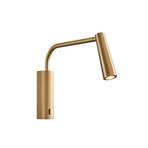 LEDS-C4 LED wall light Gama Extend, matt gold, aluminium