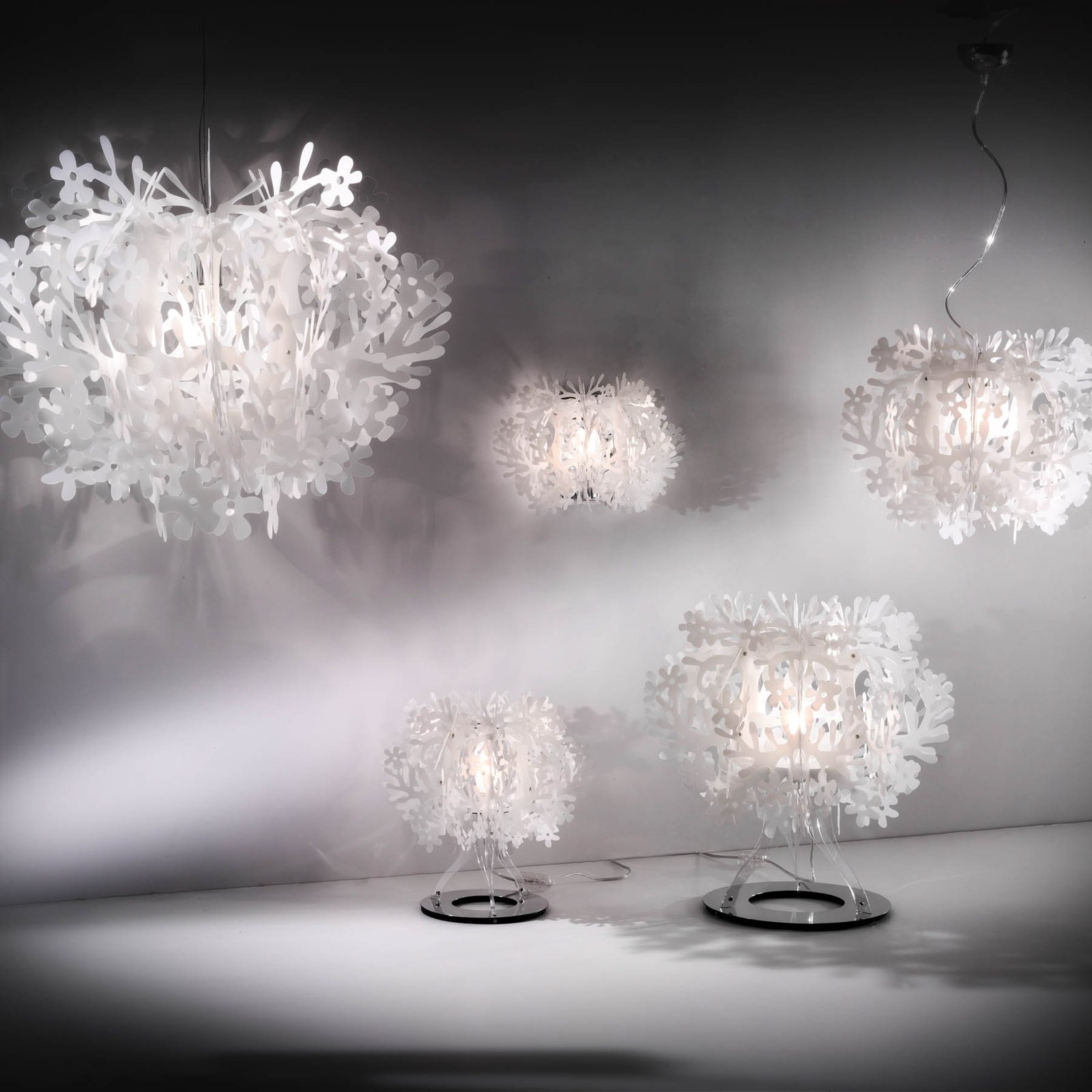 Fiorella Taklampa M Vit - SLAMP