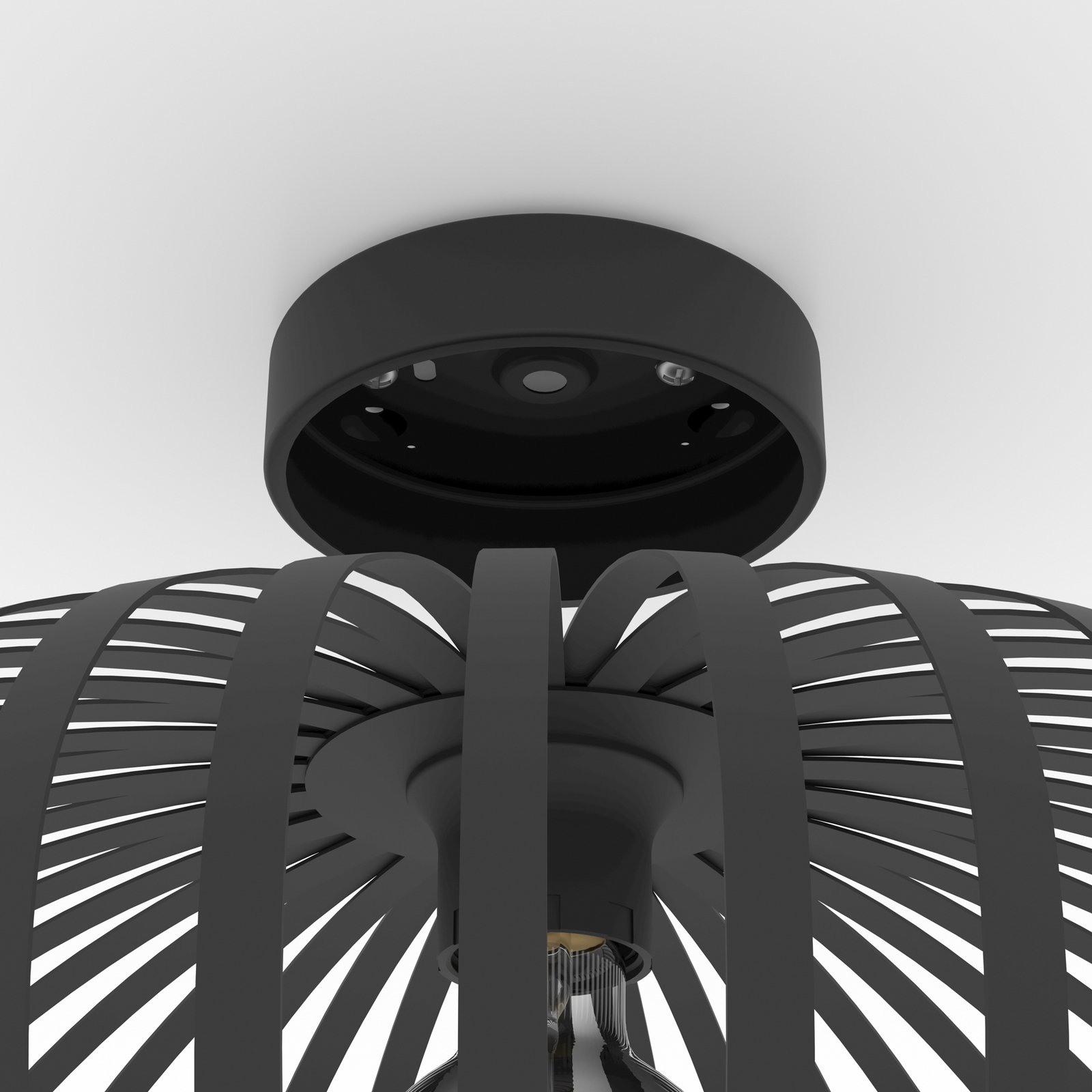 EGLO Mogano 3 φωτιστικό οροφής, κλουβί, Ø43cm