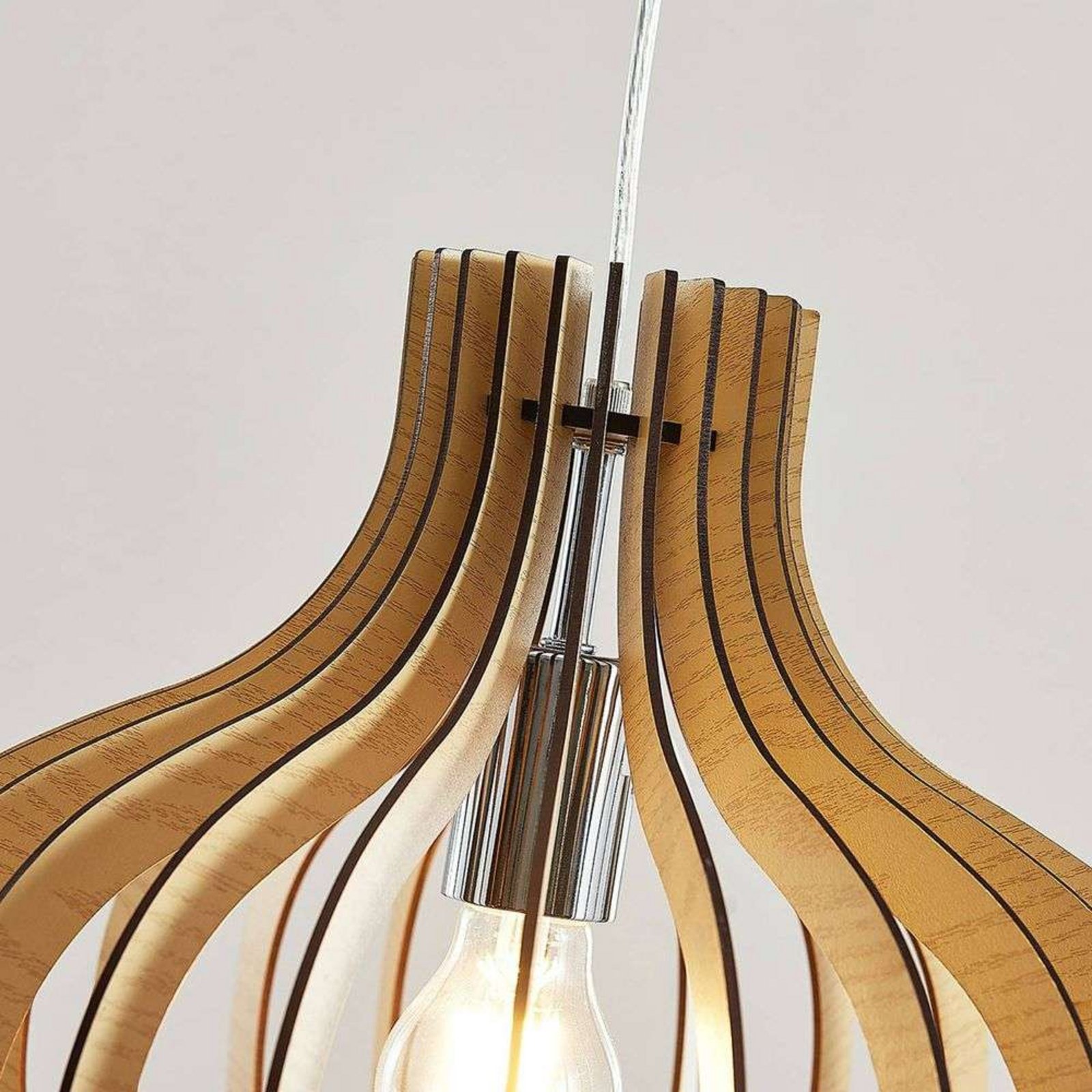 Sina Candeeiro Suspenso Light Wood - Lindby