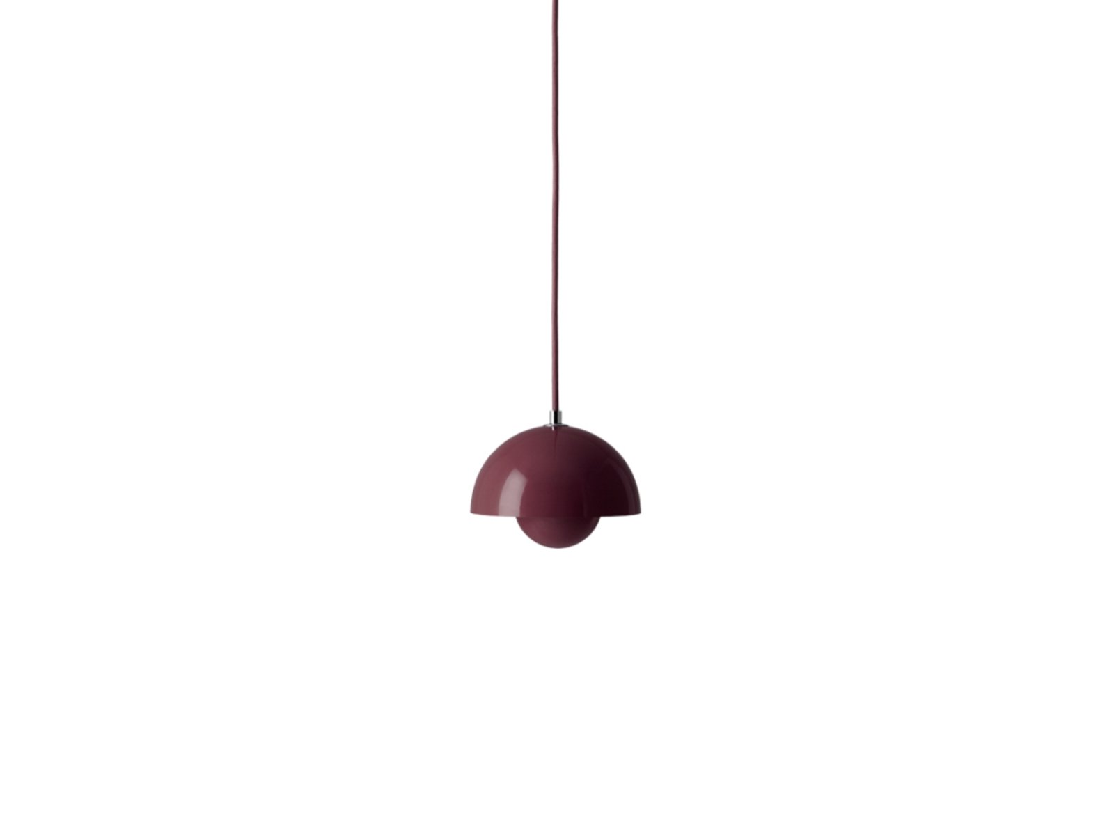 Flowerpot VP10 Taklampa Dark Plum - &Tradition