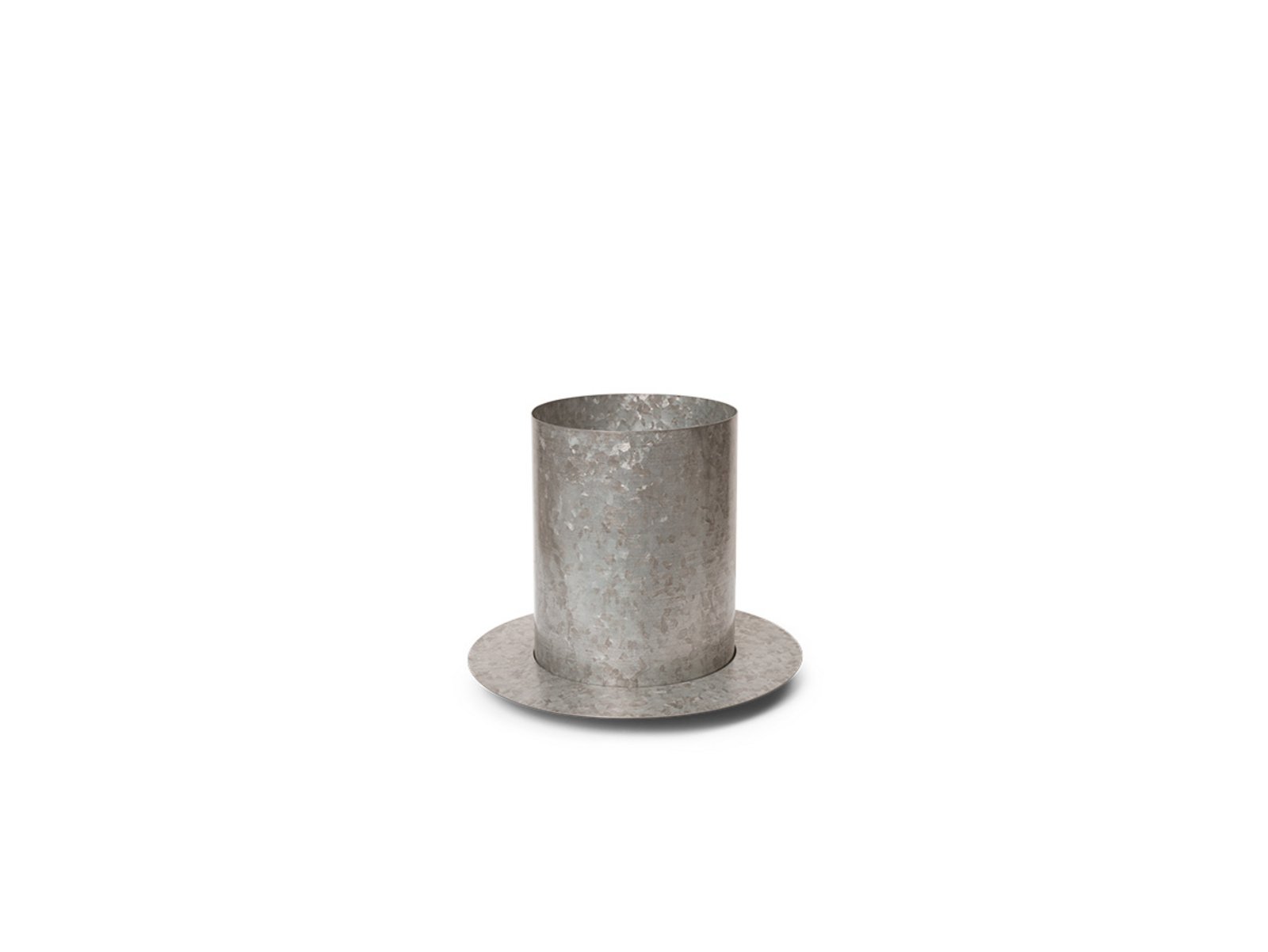 Auran Pot Medium Galvanized - ferm LIVING