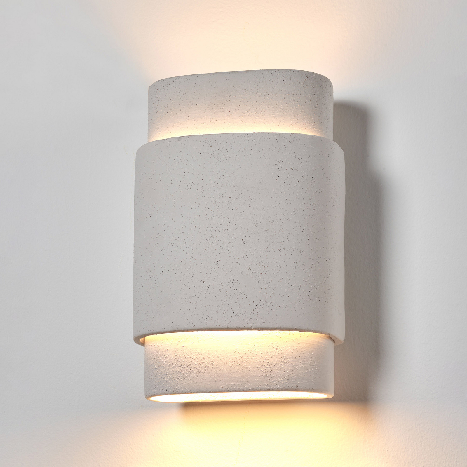 BEIGE PIERRE væglampe, op/ned, stentøj, E14 – Serax BEIGE PIERRE væglampe, op/ned, stentøj, E14 – Serax