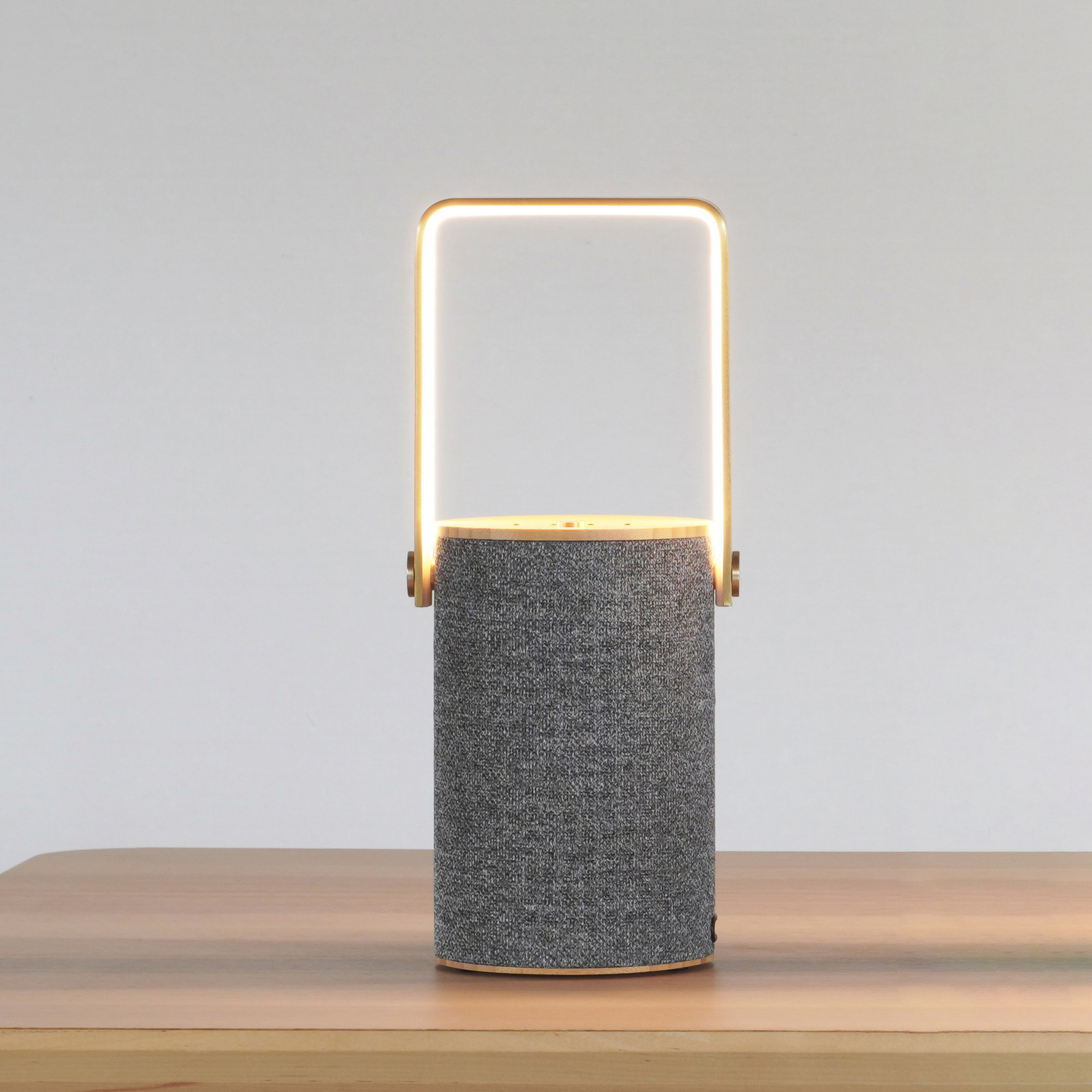 LOOM DESIGN Silo 1 dekorasjonslys, BT-speaker, grå