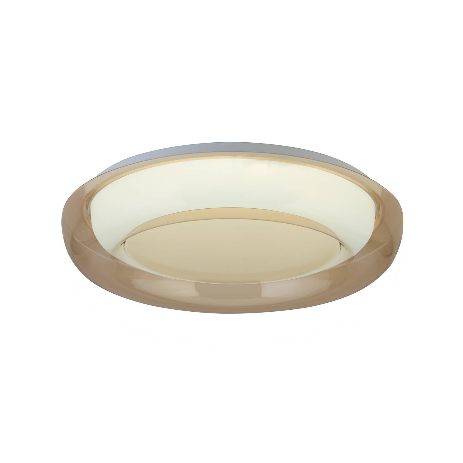 LED-Deckenleuchte Jude Flush, amber, Ø 40 cm, CCT