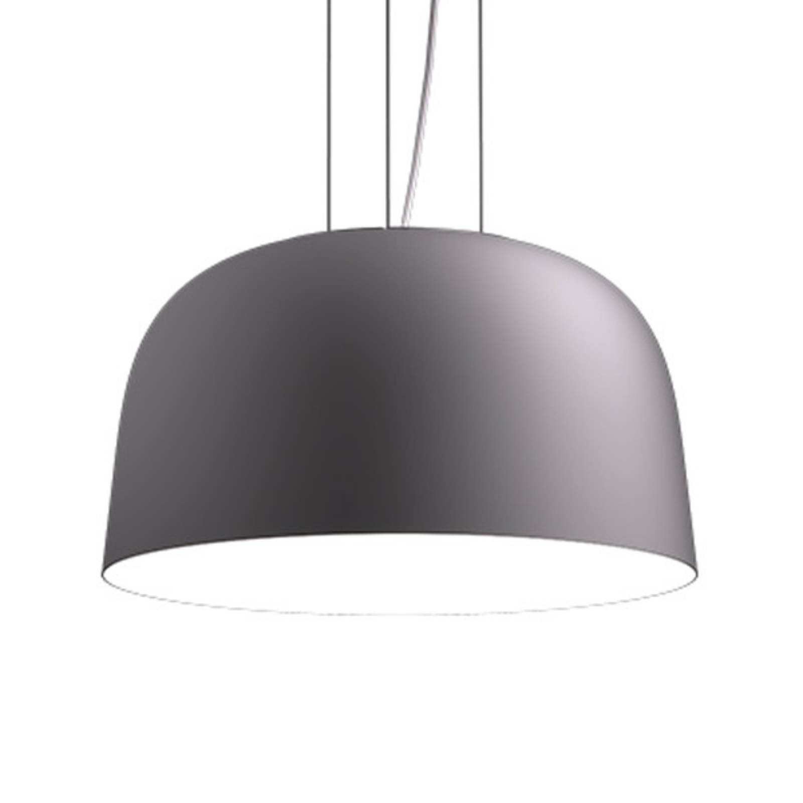 Suspension LED Sva 840 Dali Ø 35,6cm gris argenté